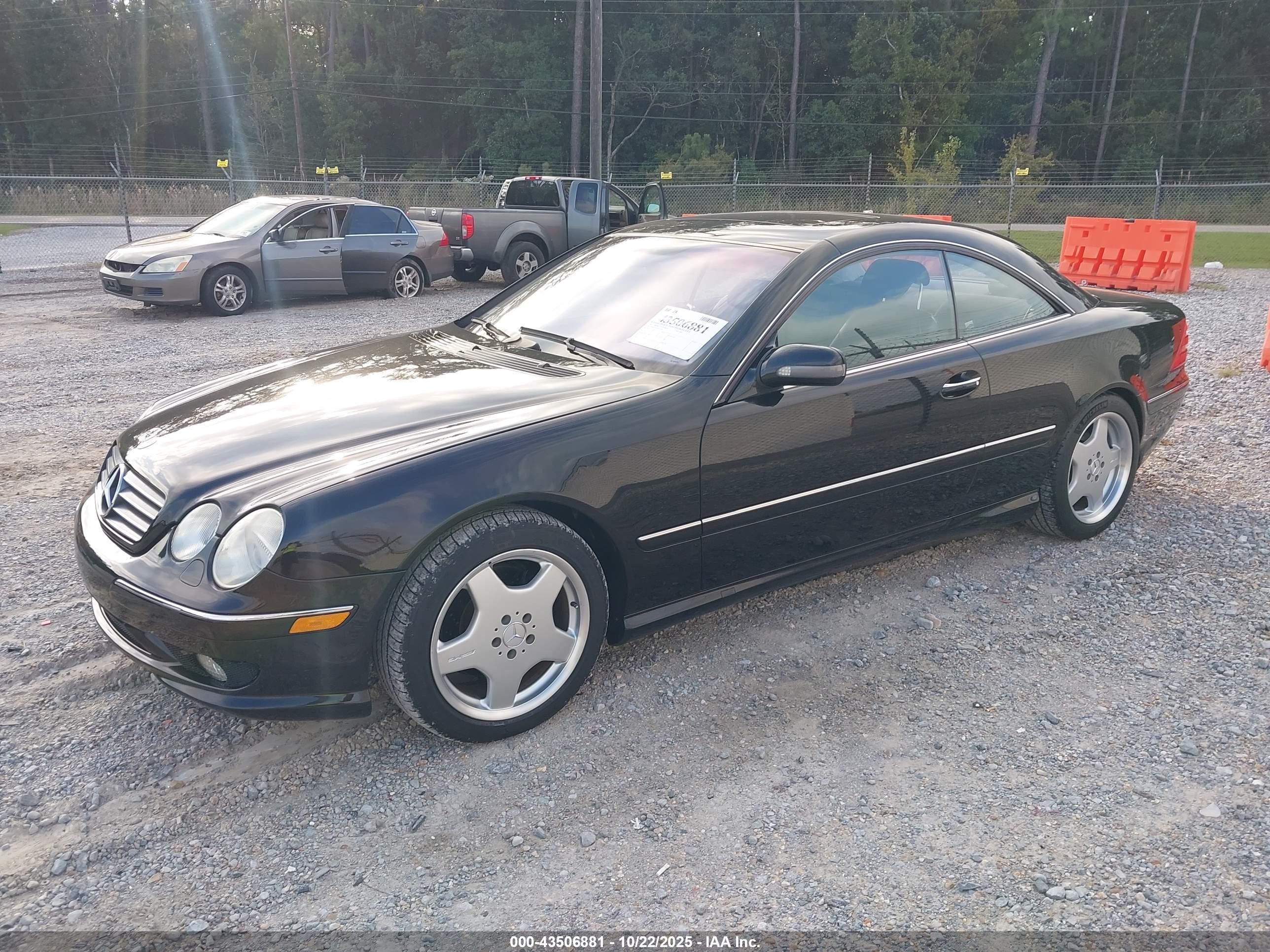 2002 Mercedes-benz Cl 500   Черный vin: WDBPJ75J62A022599