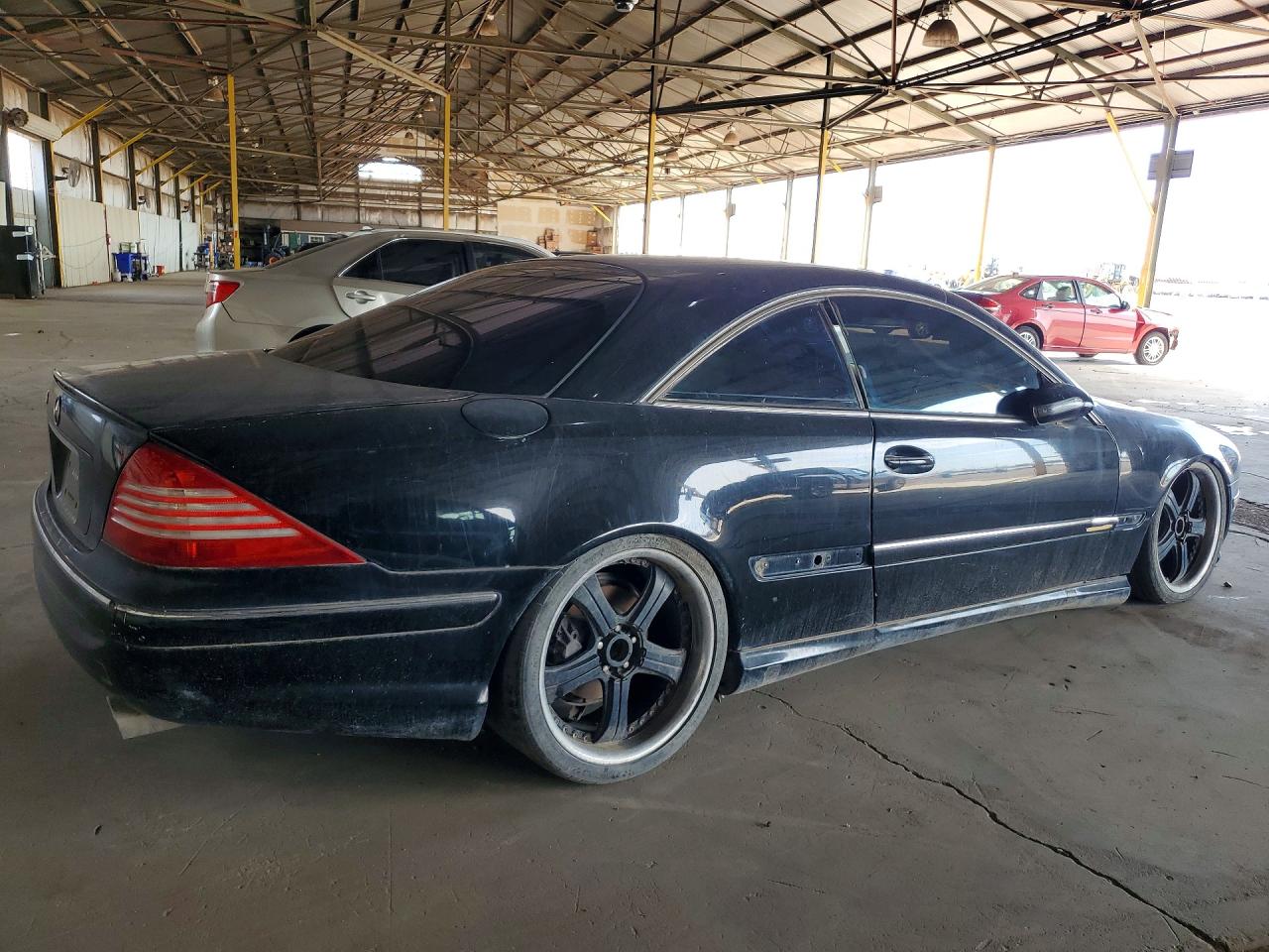 2002 Mercedes-benz Cl 500 Black vin: WDBPJ75J62A022747