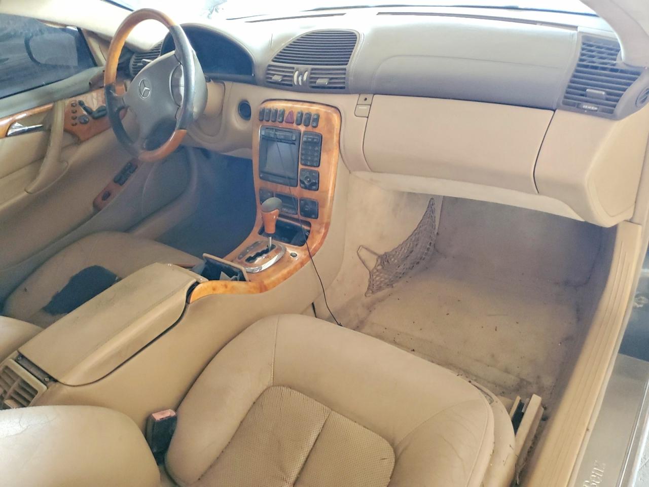 2002 Mercedes-benz Cl 500 Black vin: WDBPJ75J62A022747