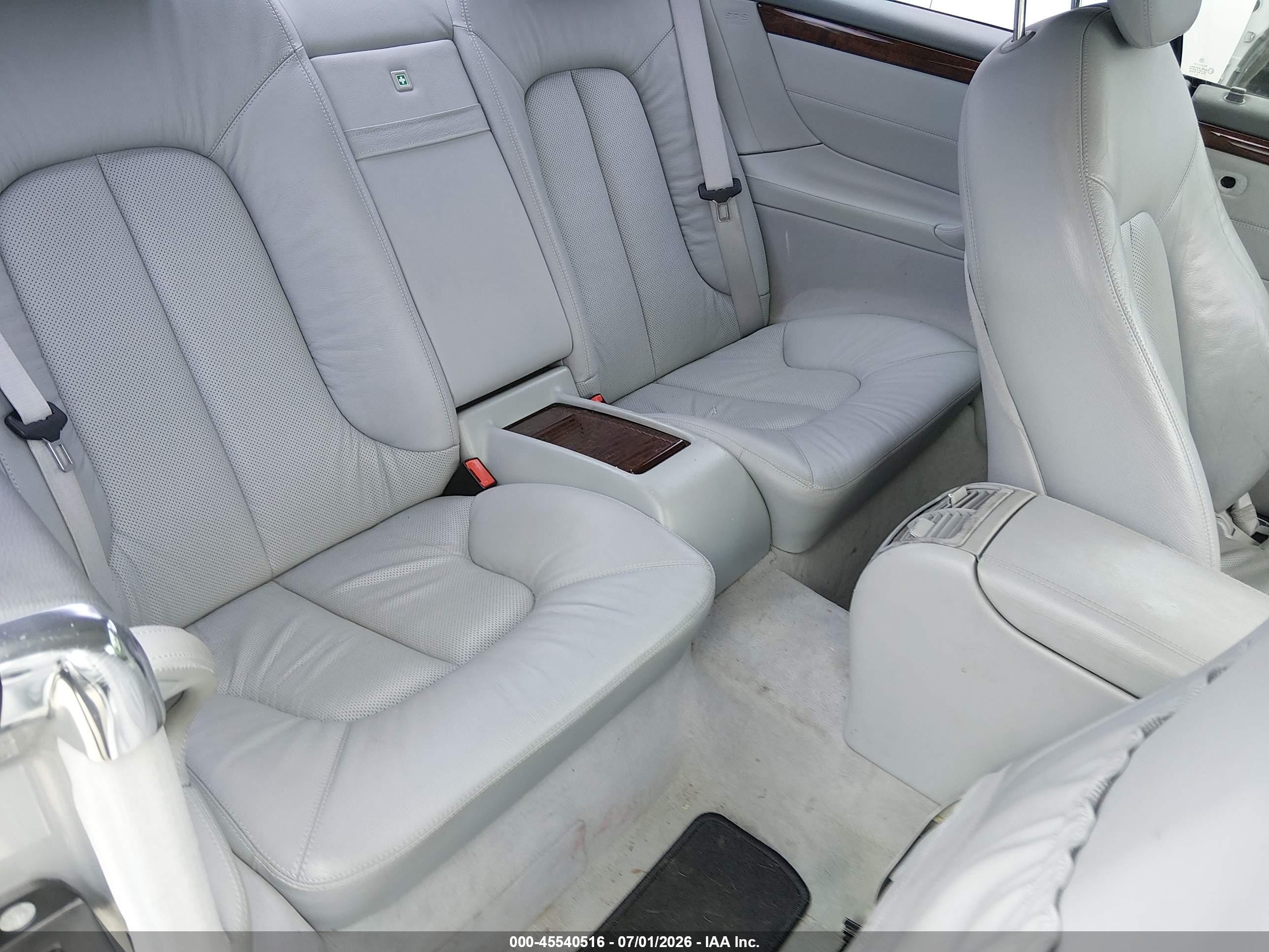 2002 Mercedes-benz Cl 500   Silver vin: WDBPJ75J62A029388