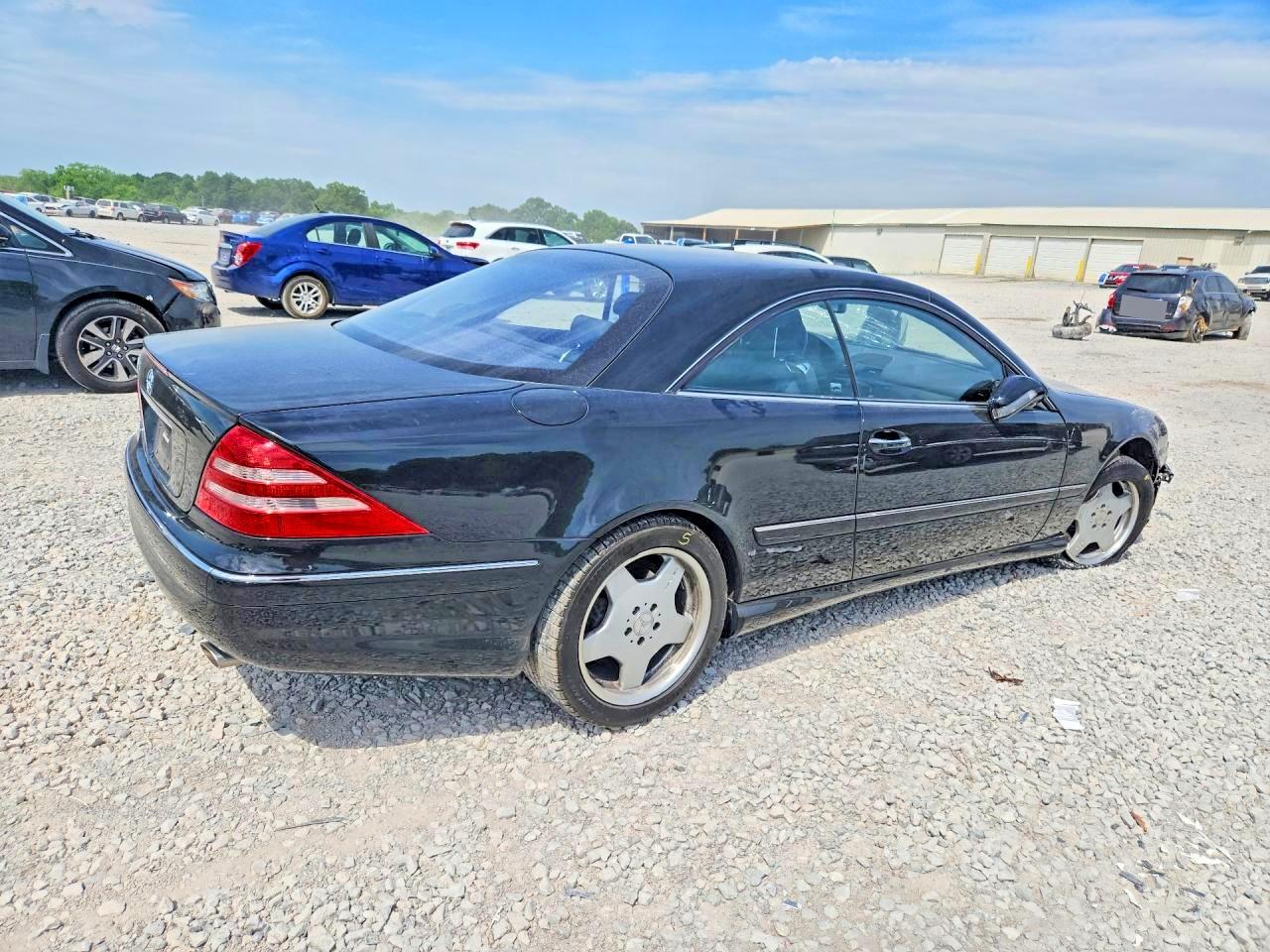 2002 Mercedes-benz Cl 500 Черный vin: WDBPJ75J62A029679