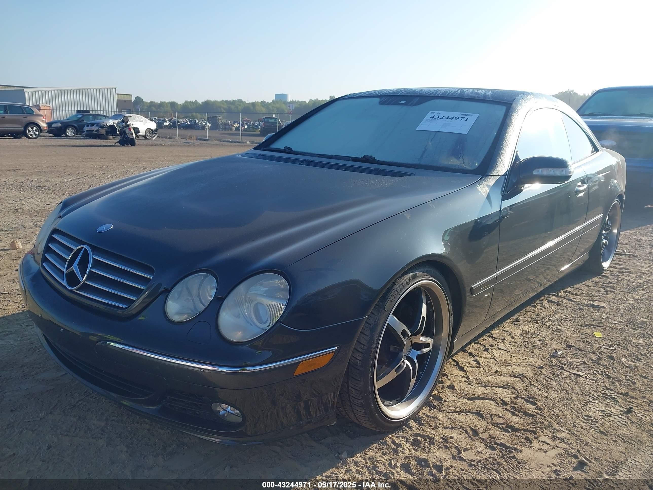 2004 Mercedes-benz Cl 500   Black vin: WDBPJ75J64A041527