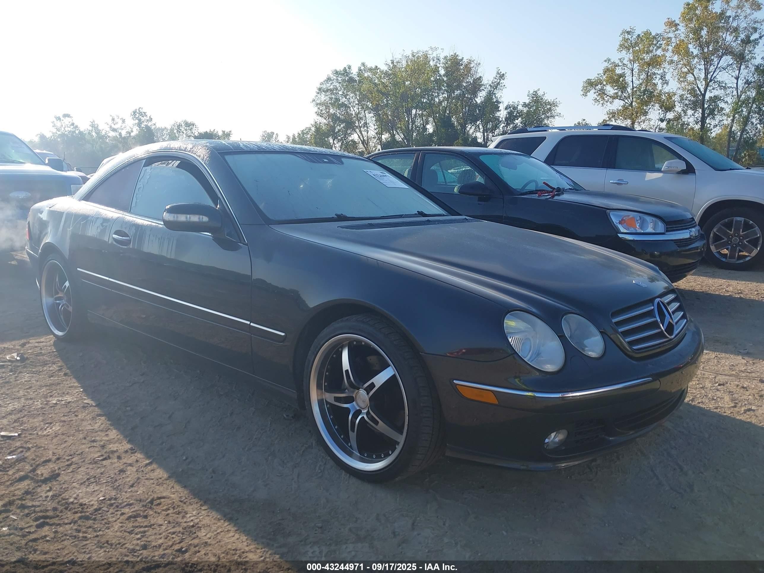 2004 Mercedes-benz Cl 500   Black vin: WDBPJ75J64A041527