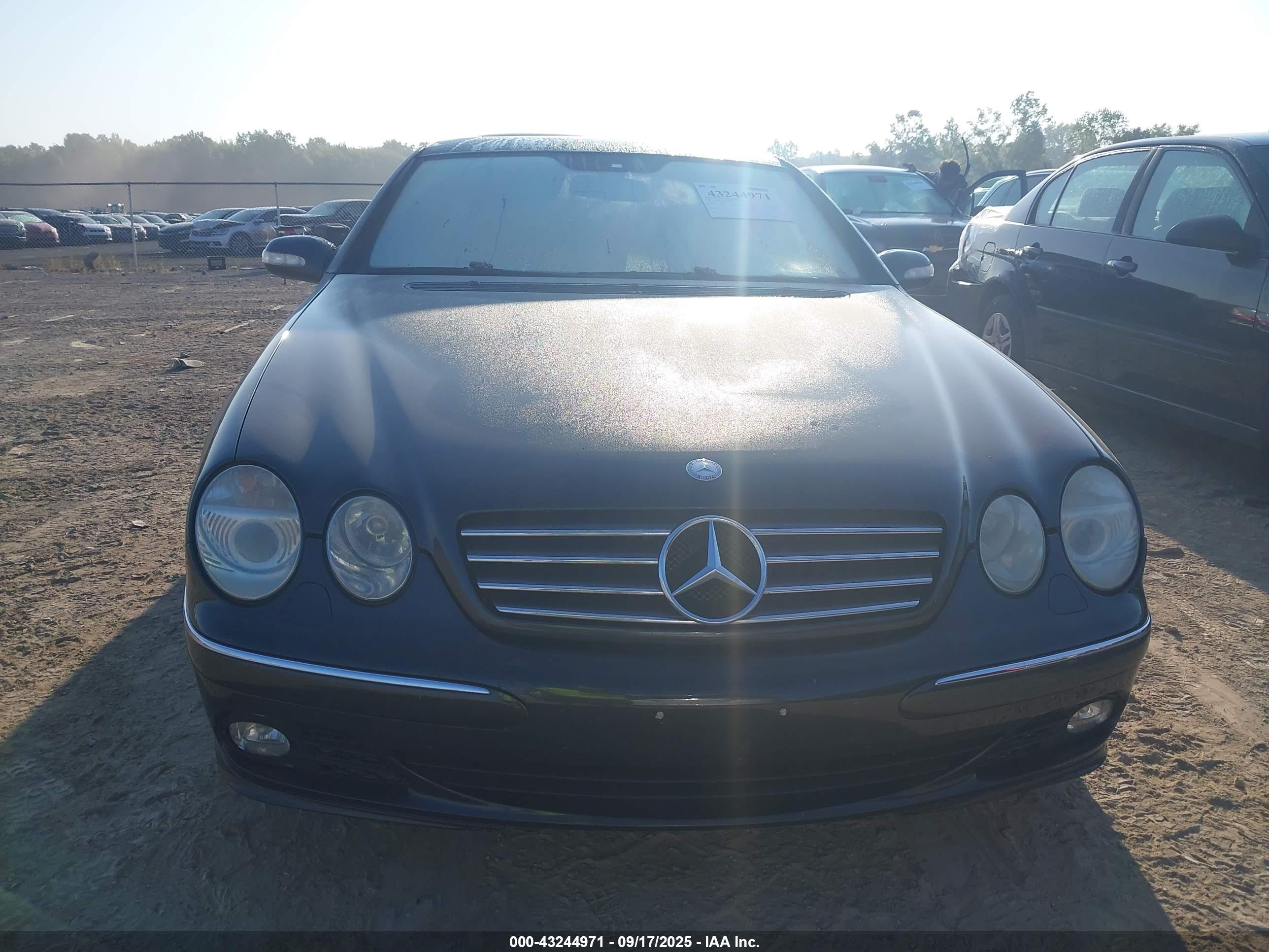 2004 Mercedes-benz Cl 500   Black vin: WDBPJ75J64A041527