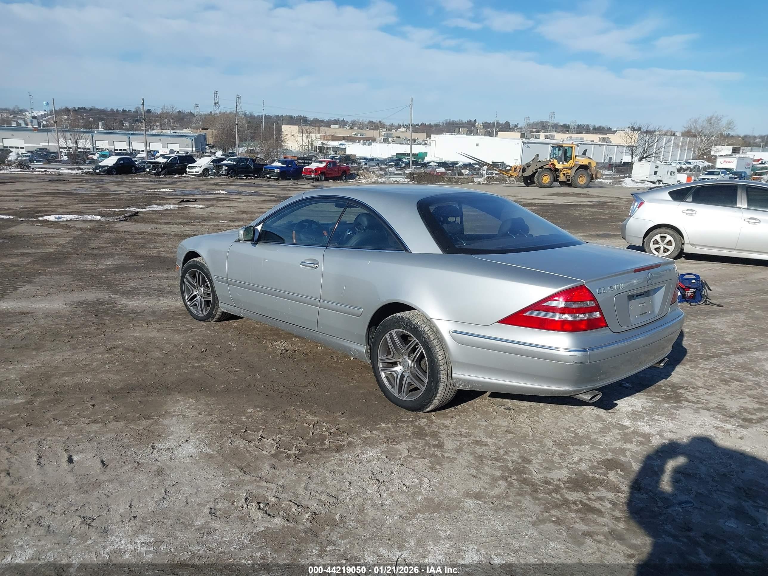 2000 Mercedes-benz Cl 500   Silver vin: WDBPJ75J6YA002278