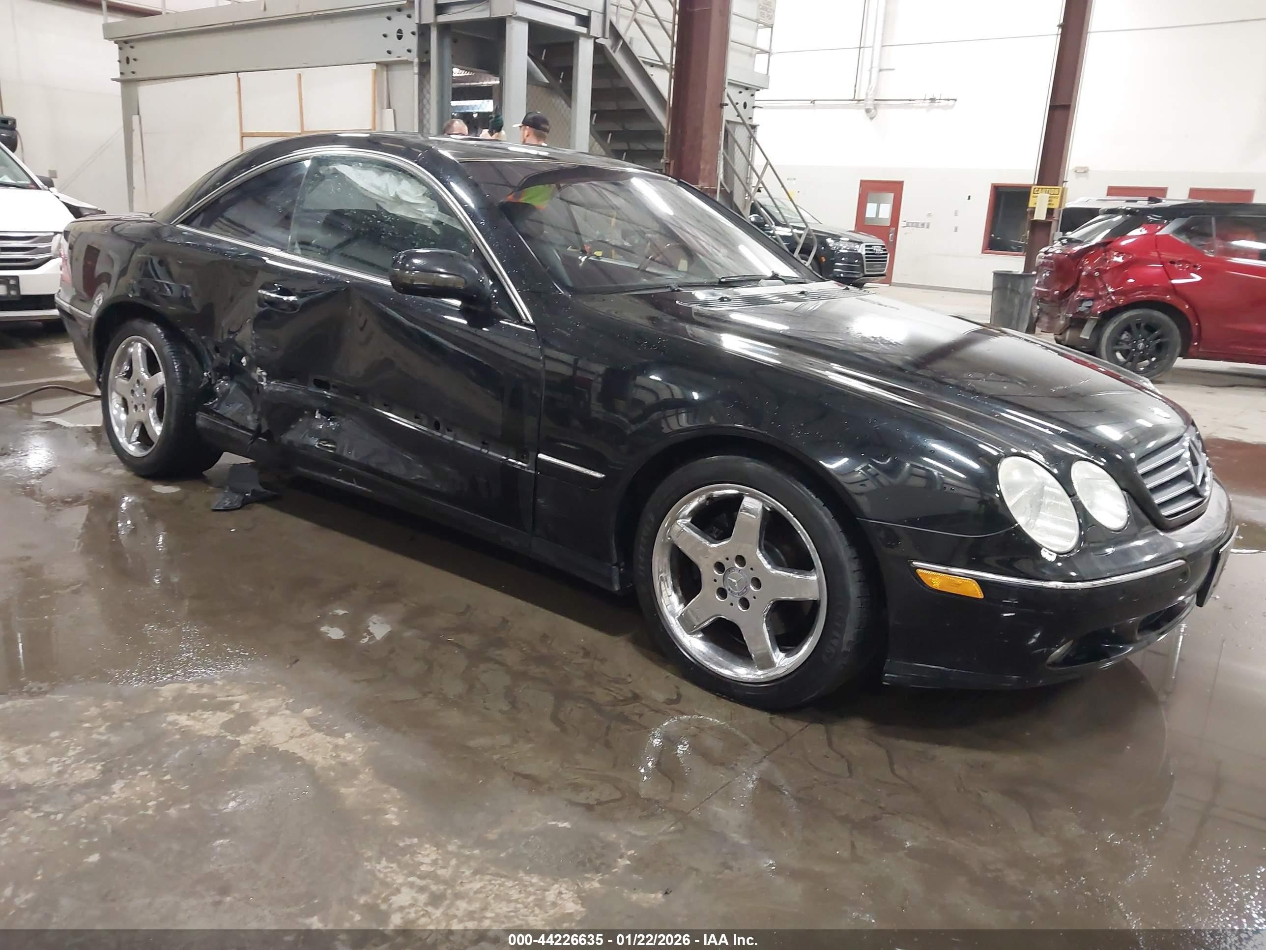 2002 Mercedes-benz Cl 500   Черный vin: WDBPJ75J72A022594