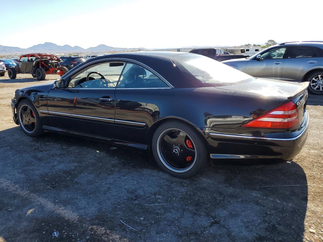 2002 Mercedes-benz Cl 500 Black vin: WDBPJ75J72A029657