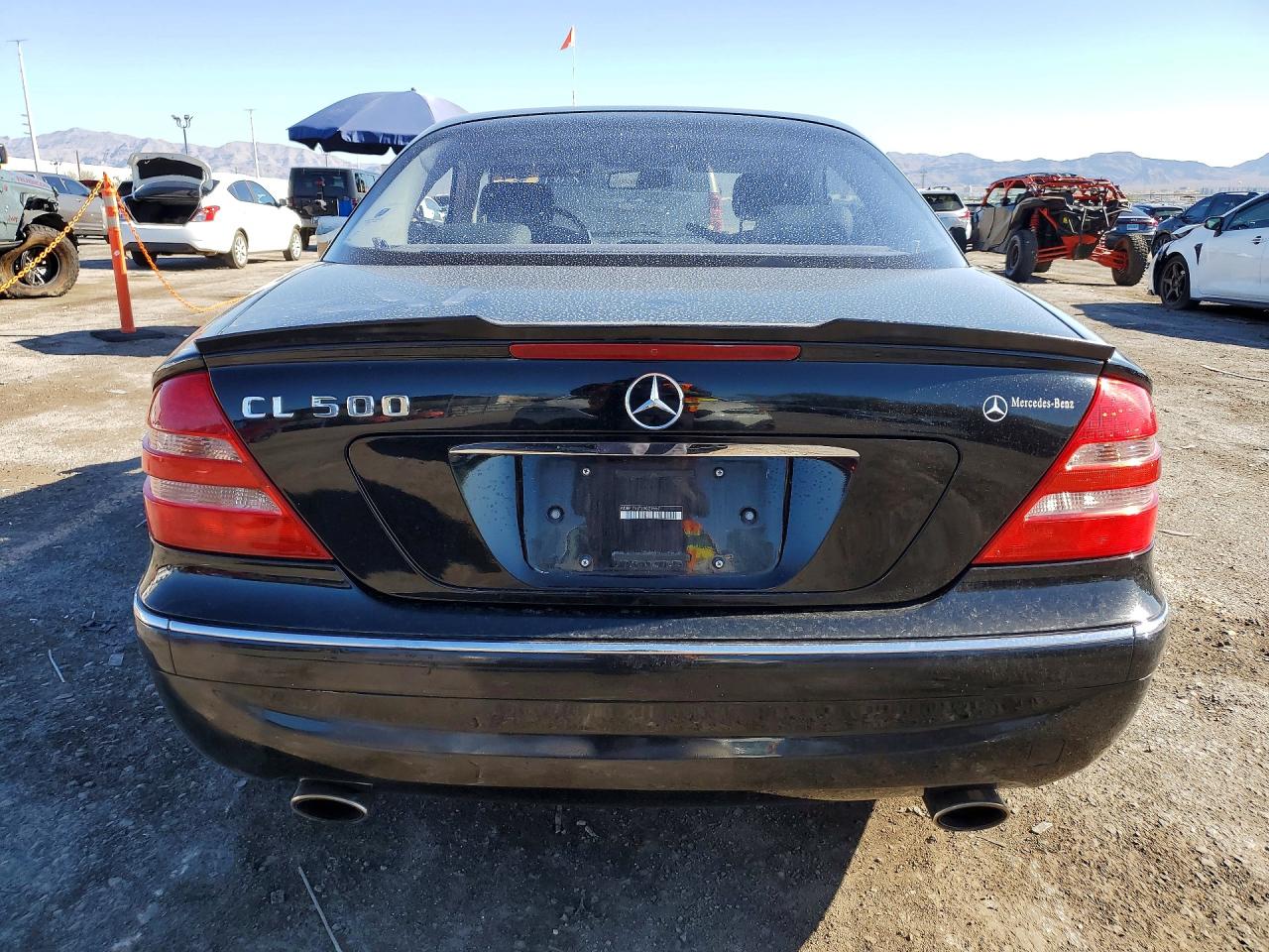2002 Mercedes-benz Cl 500 Black vin: WDBPJ75J72A029657