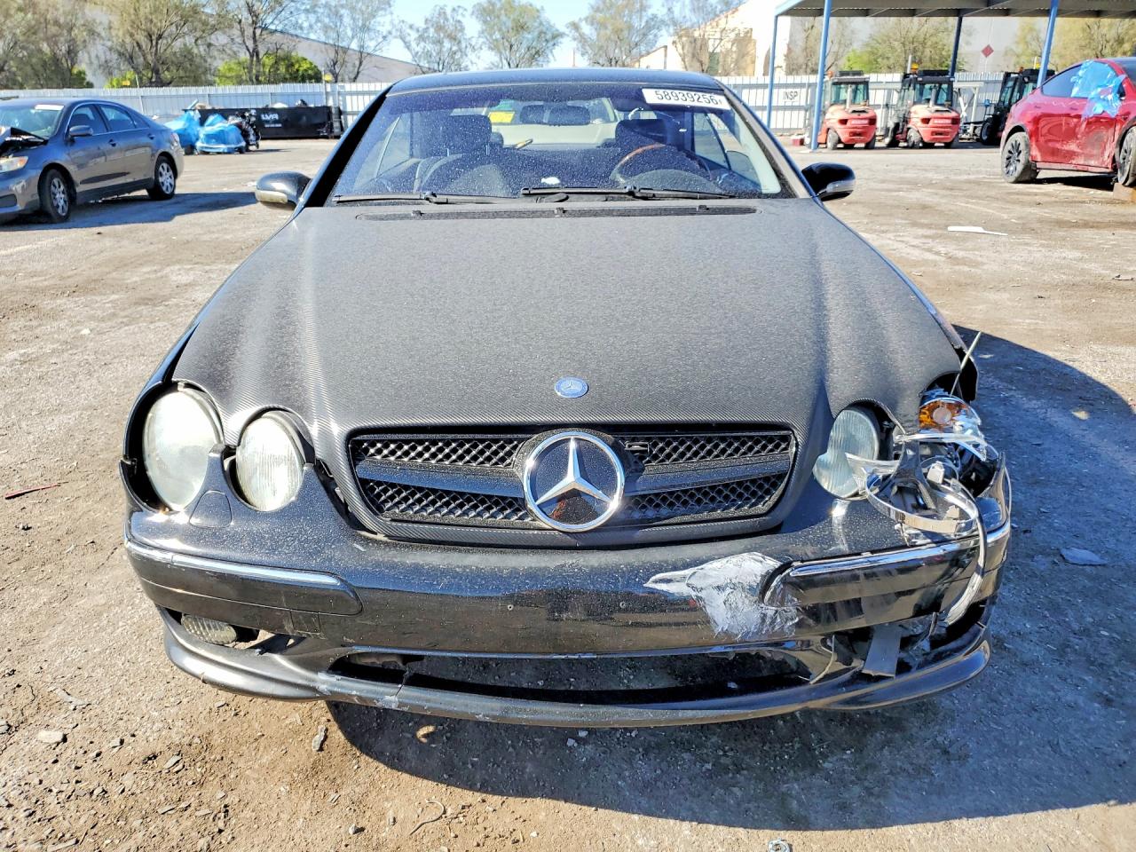 2002 Mercedes-benz Cl 500 Black vin: WDBPJ75J72A029657