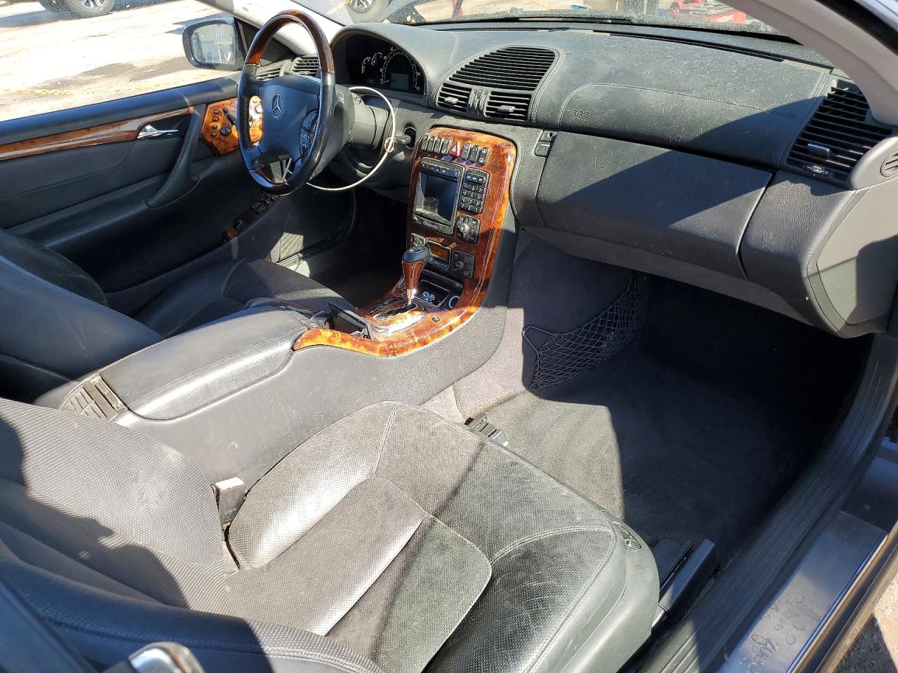 2002 Mercedes-benz Cl 500 Black vin: WDBPJ75J72A029657