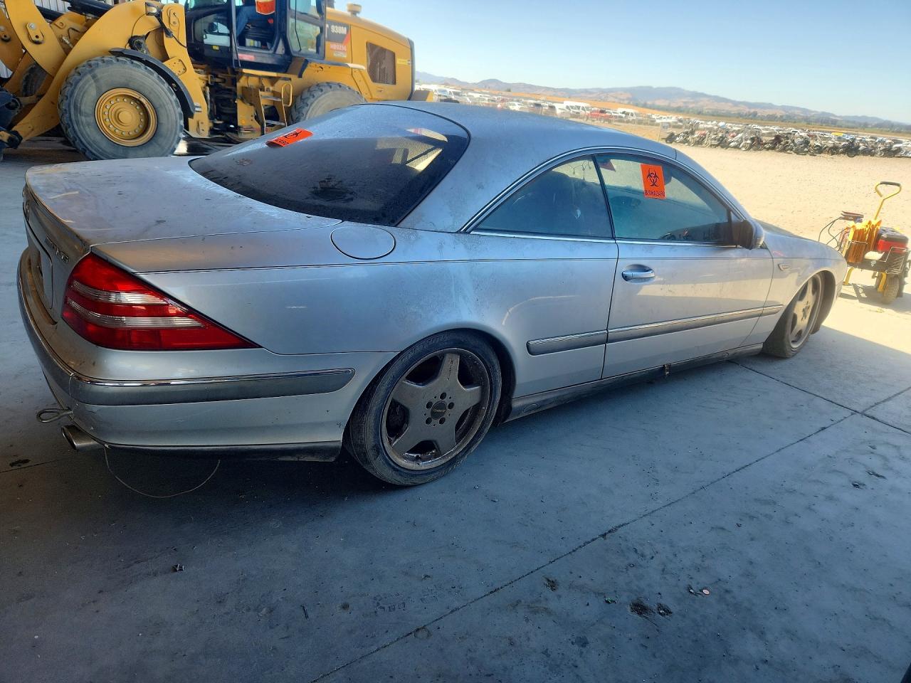 2000 Mercedes-benz Cl 500 Silver vin: WDBPJ75J7YA002337