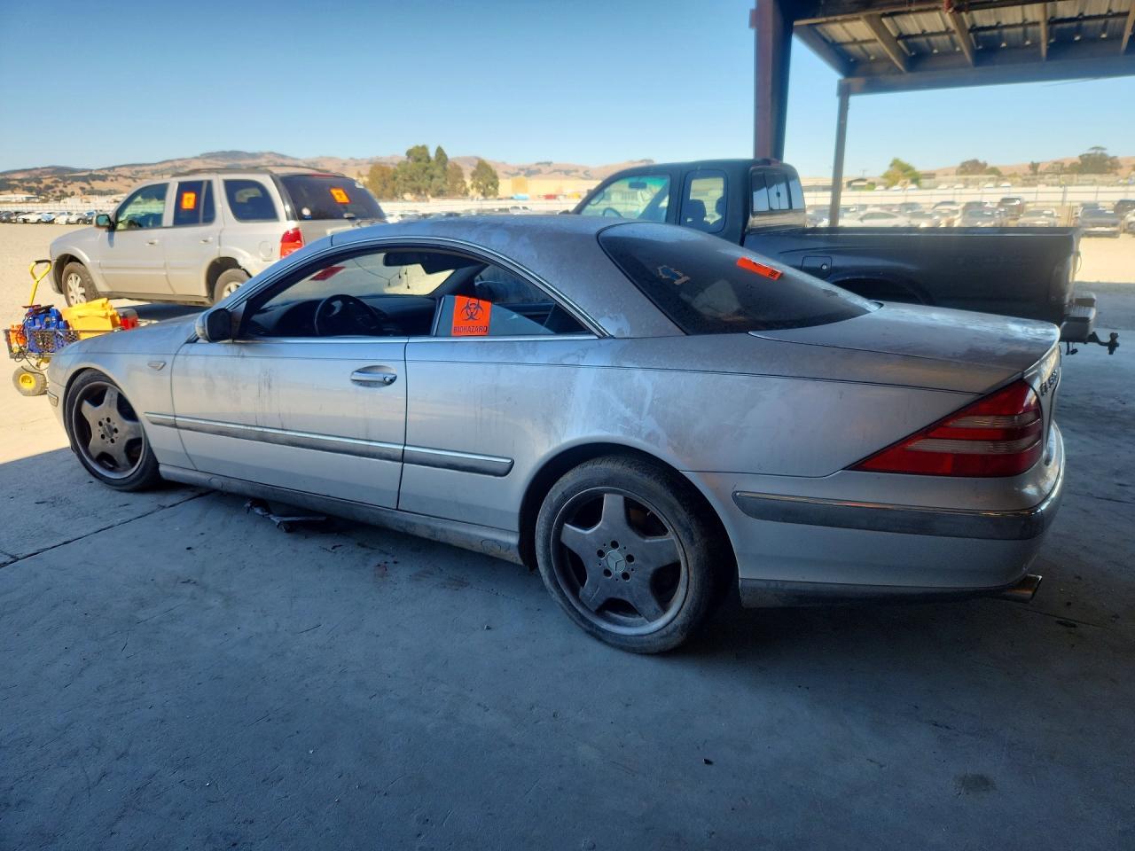 2000 Mercedes-benz Cl 500 Silver vin: WDBPJ75J7YA002337