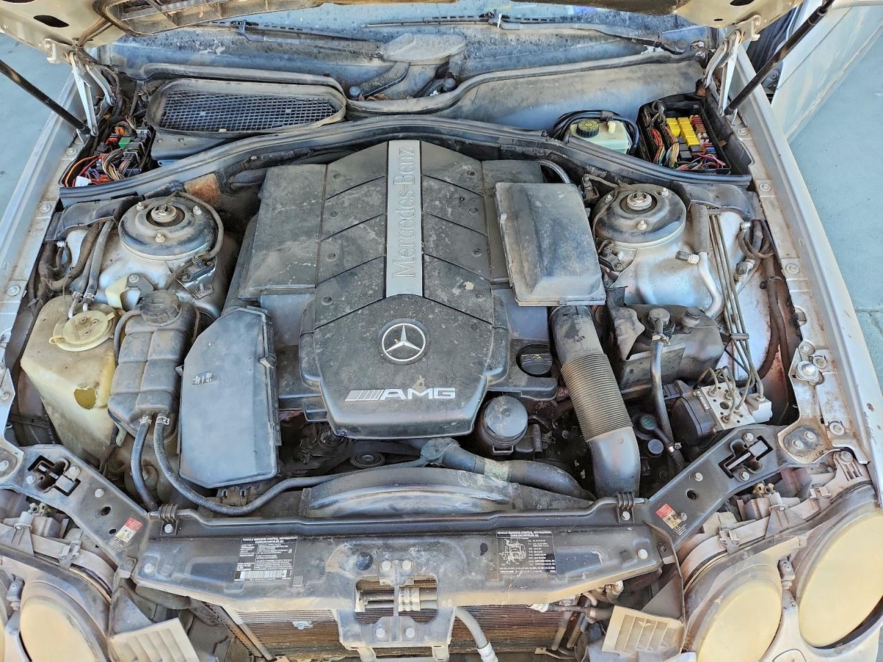2000 Mercedes-benz Cl 500 Silver vin: WDBPJ75J7YA002337