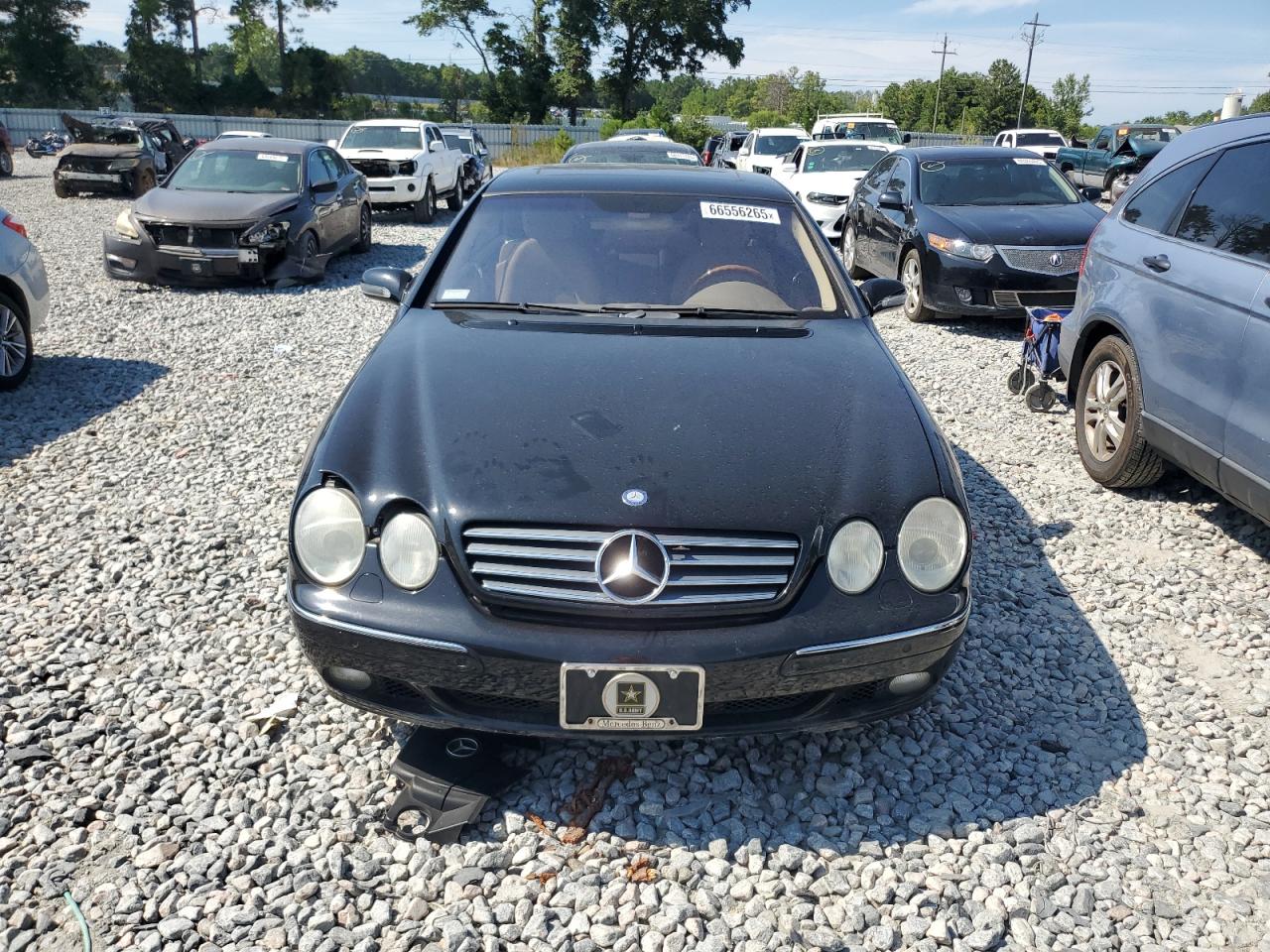 2000 Mercedes-benz Cl 500 Black vin: WDBPJ75J7YA005903