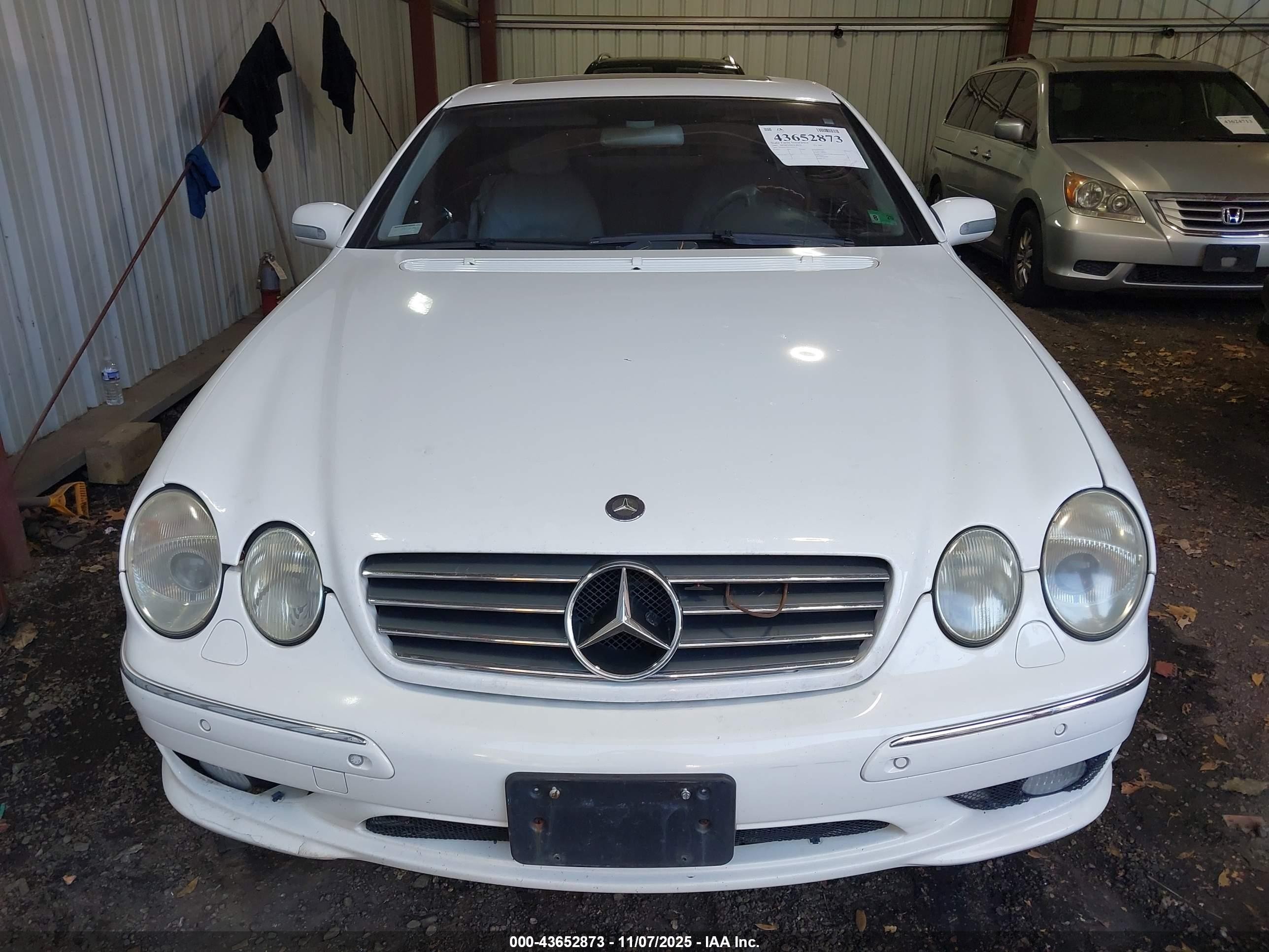 2002 Mercedes-benz Cl 500   Белый vin: WDBPJ75J82A029232