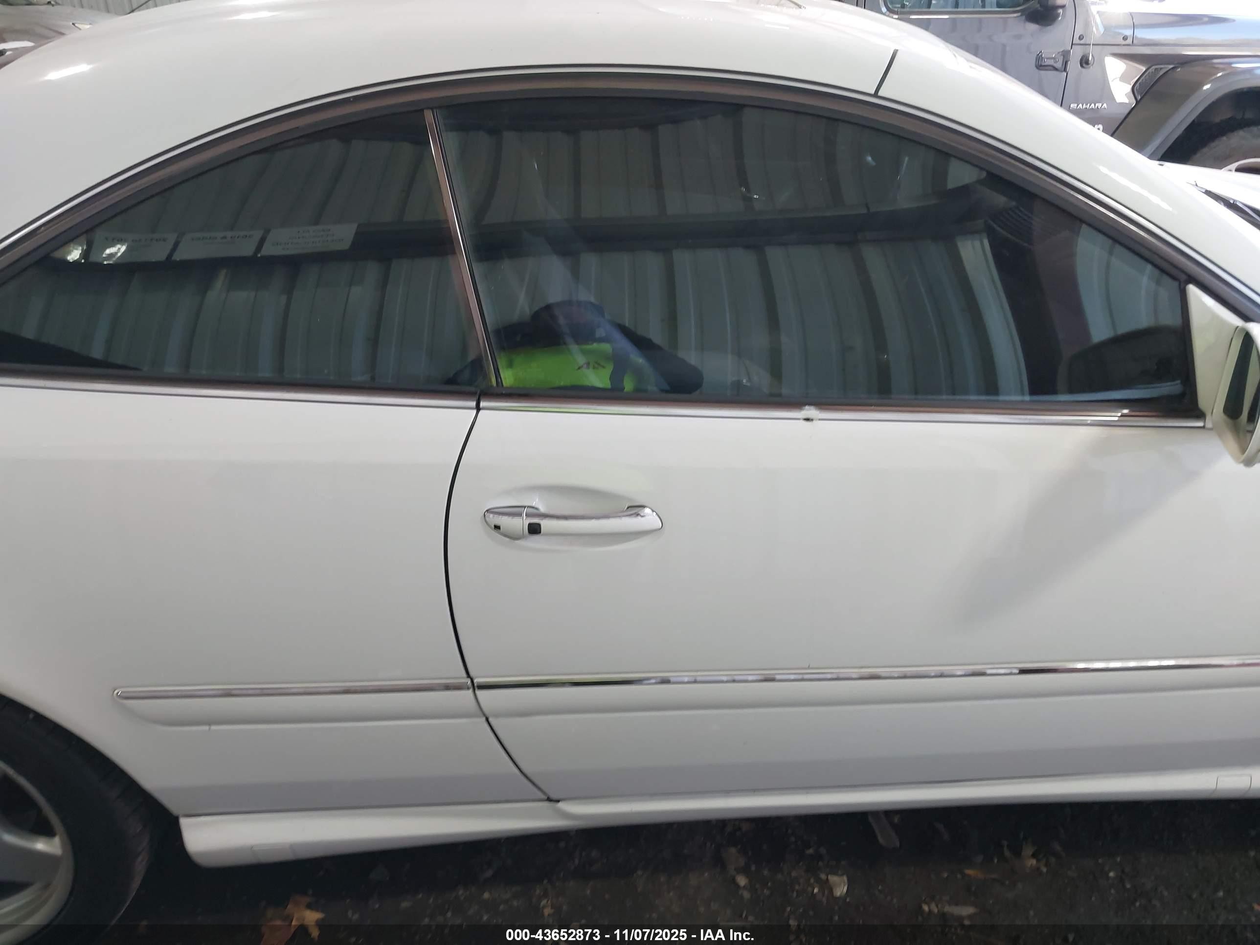 2002 Mercedes-benz Cl 500   Белый vin: WDBPJ75J82A029232