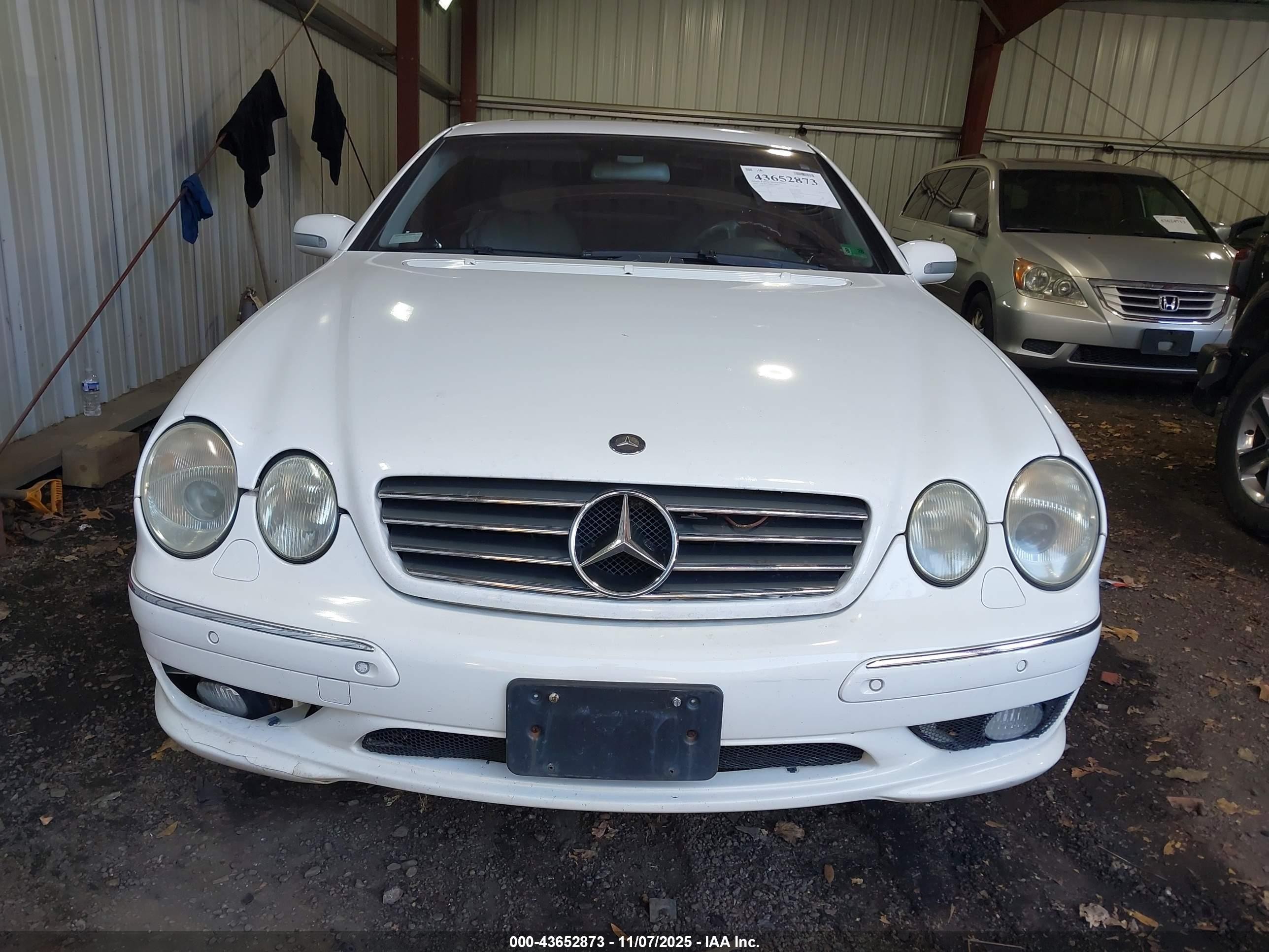 2002 Mercedes-benz Cl 500   Белый vin: WDBPJ75J82A029232