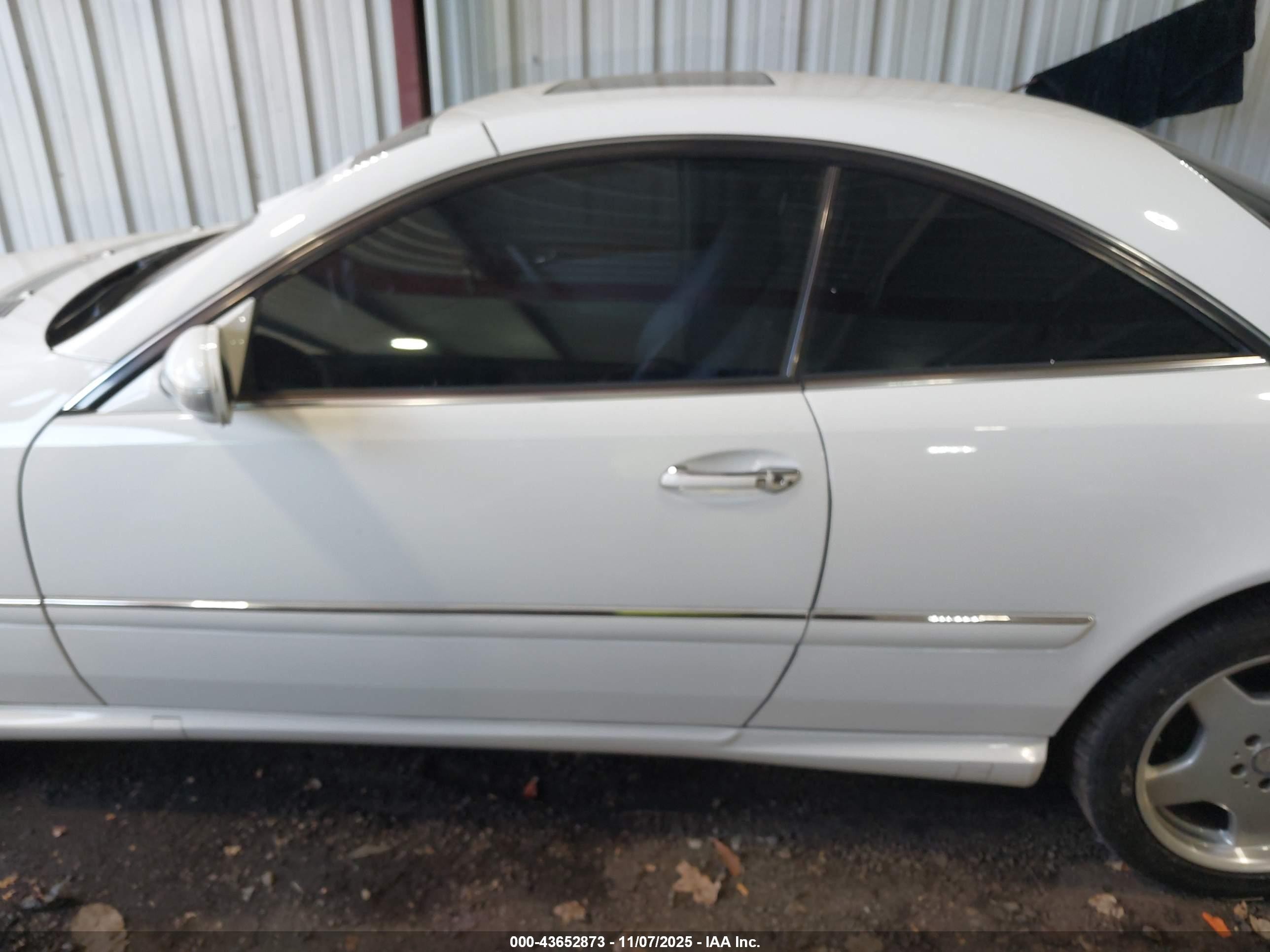 2002 Mercedes-benz Cl 500   Белый vin: WDBPJ75J82A029232