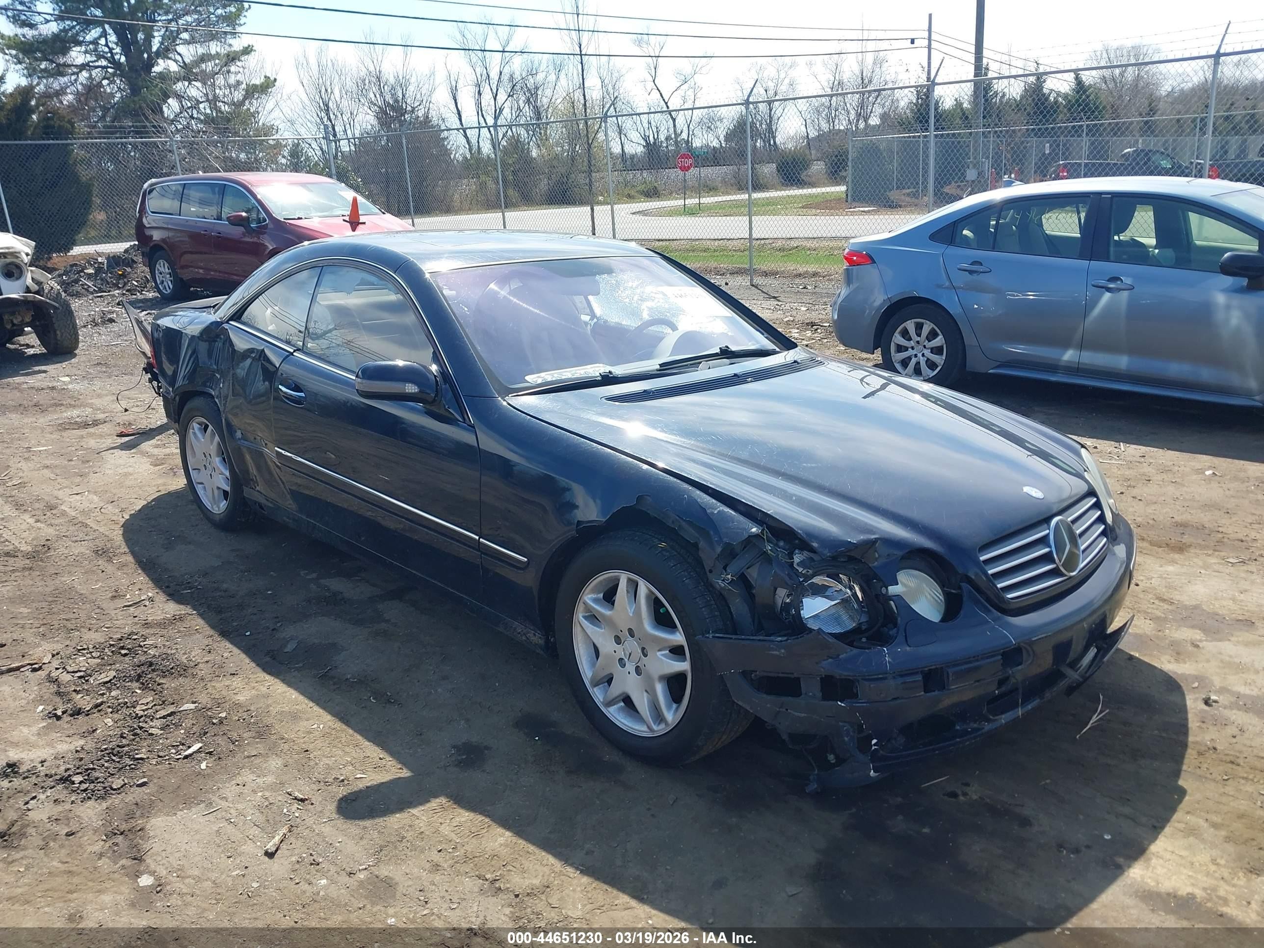 2002 Mercedes-benz Cl 500   Синий vin: WDBPJ75J82A030901