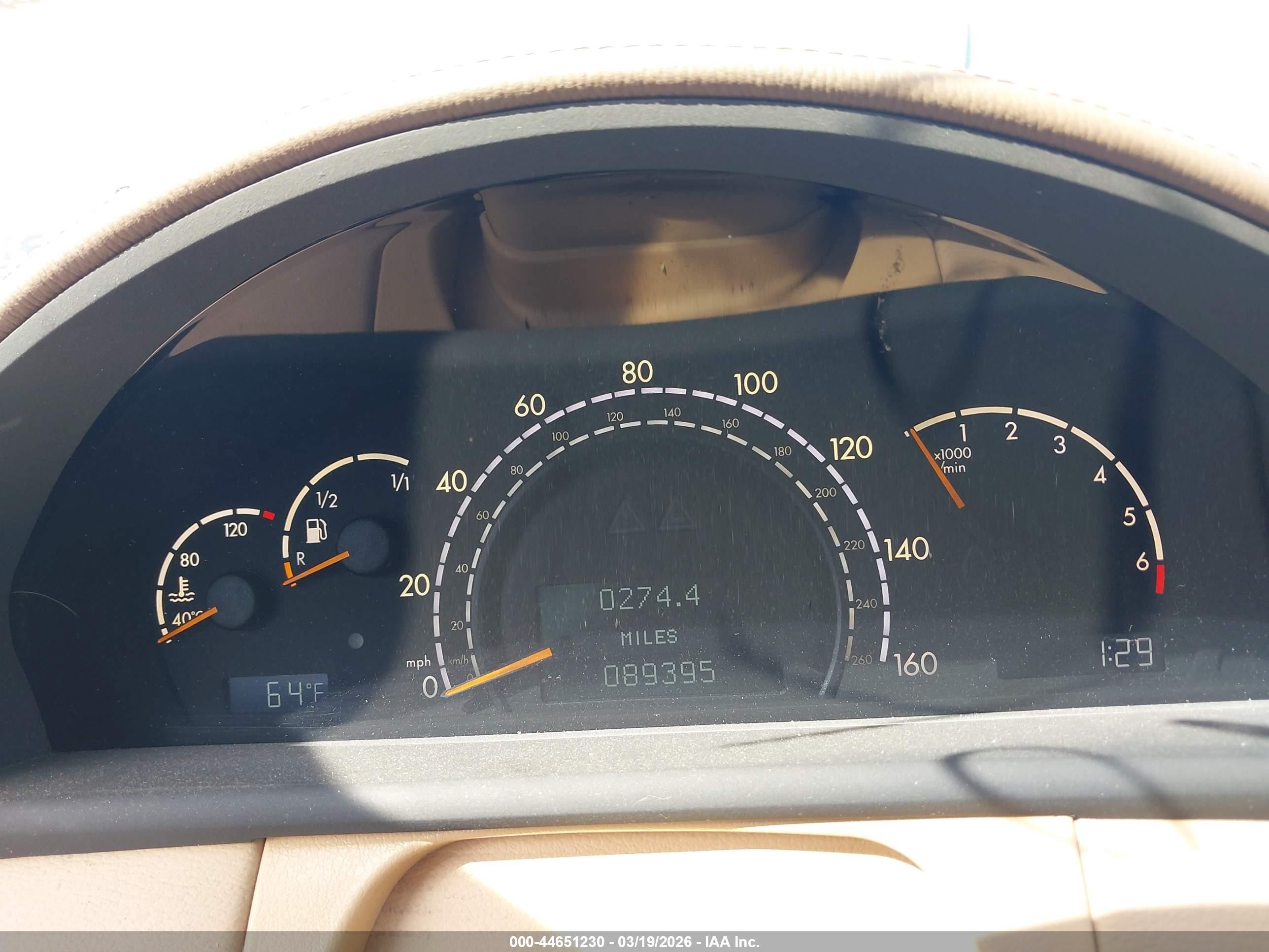 2002 Mercedes-benz Cl 500   Blue vin: WDBPJ75J82A030901