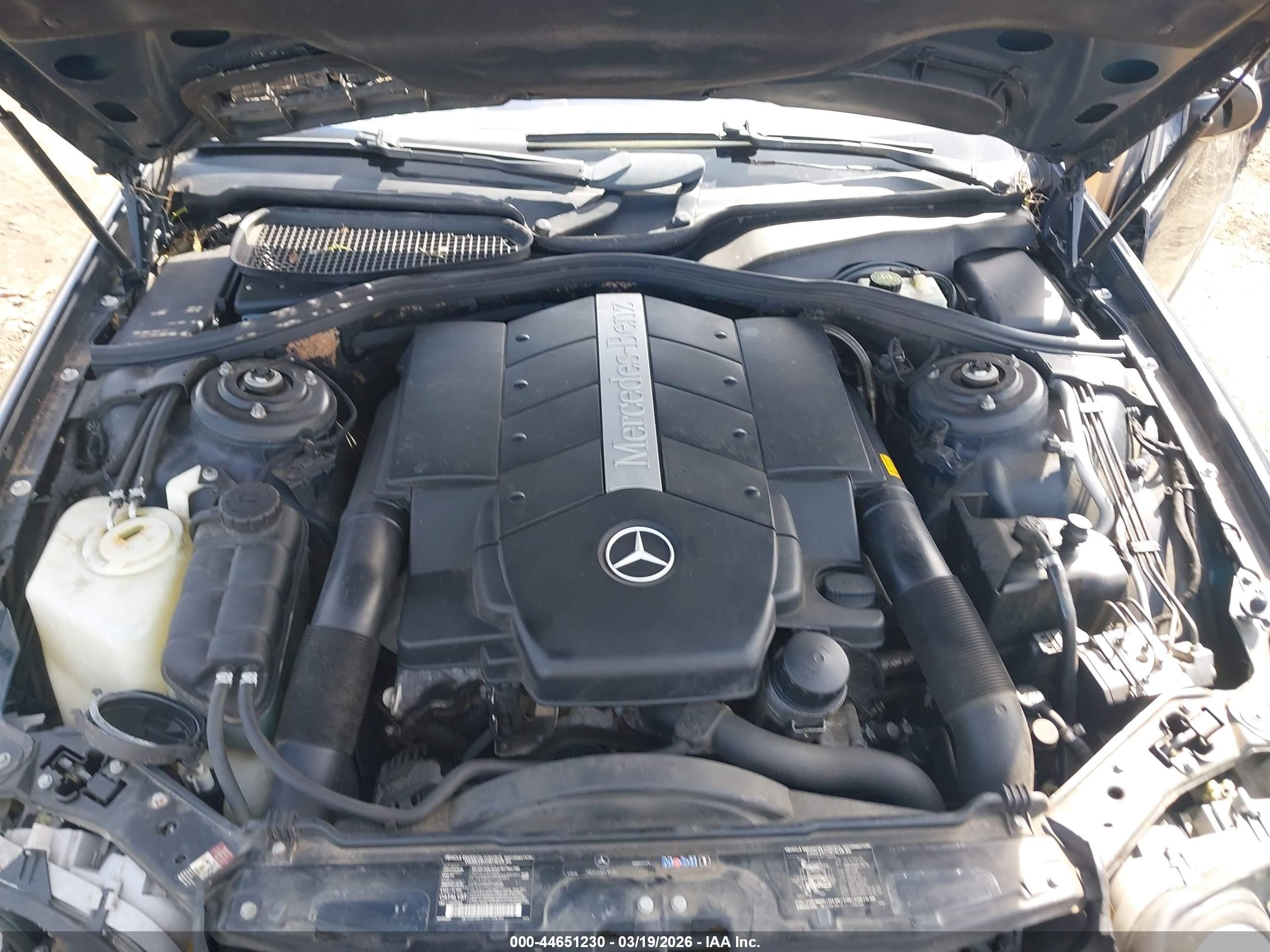 2002 Mercedes-benz Cl 500   Blue vin: WDBPJ75J82A030901