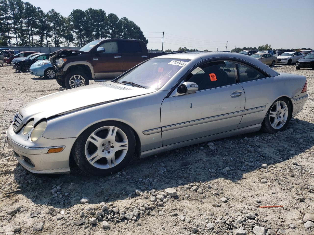 2004 Mercedes-benz Cl 500 Silver vin: WDBPJ75J84A040153