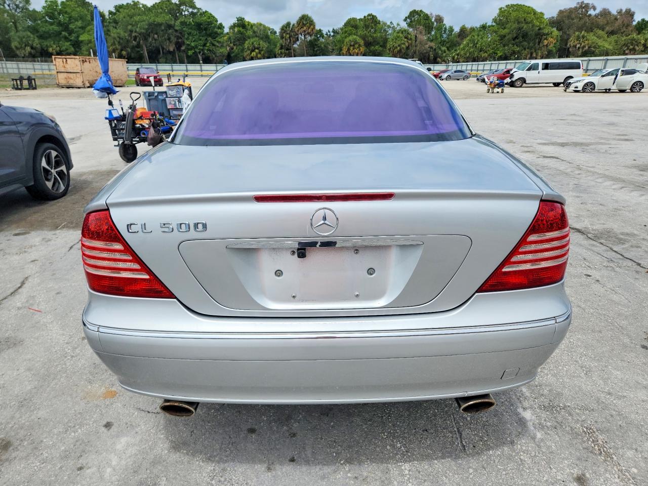 2004 Mercedes Benz Cl 500 Silver vin: WDBPJ75J84A040797