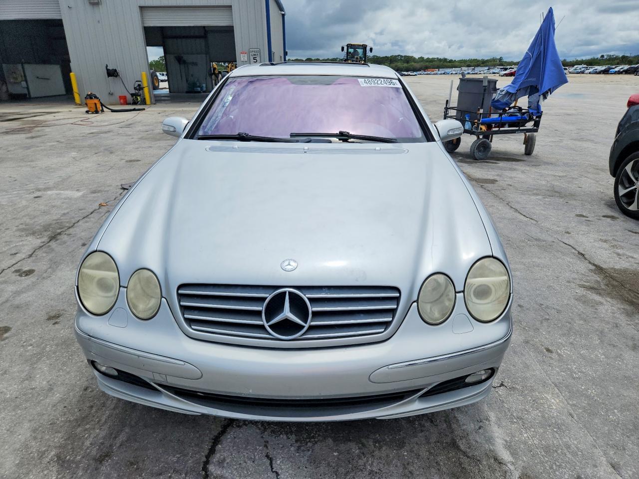 2004 Mercedes Benz Cl 500 Silver vin: WDBPJ75J84A040797