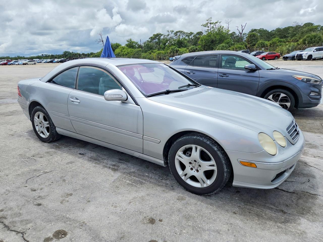 2004 Mercedes Benz Cl 500 Silver vin: WDBPJ75J84A040797