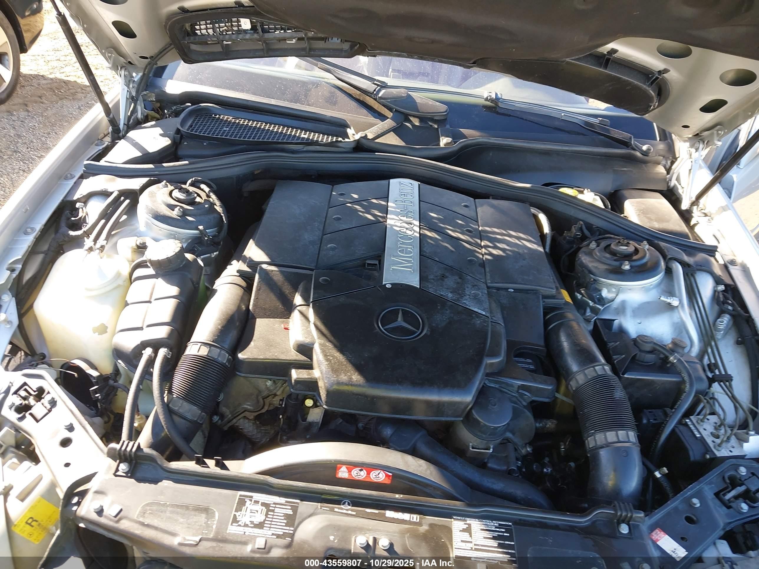 2004 Mercedes-benz Cl 500 Silver vin: WDBPJ75J84A041562