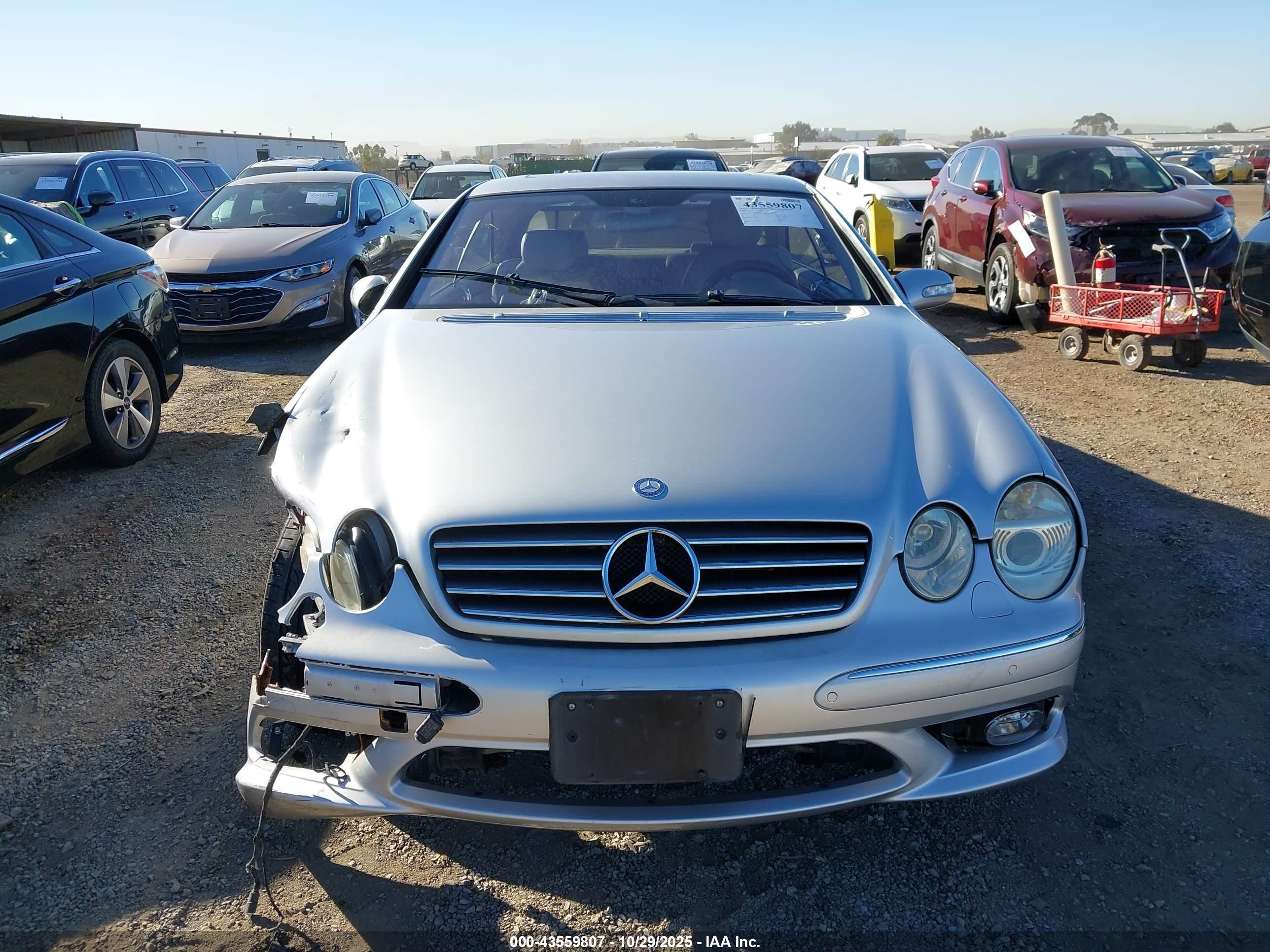 2004 Mercedes-benz Cl 500 Silver vin: WDBPJ75J84A041562