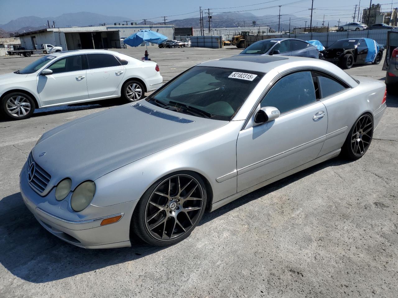 2000 Mercedes-benz Cl 500 Silver vin: WDBPJ75J8YA001388