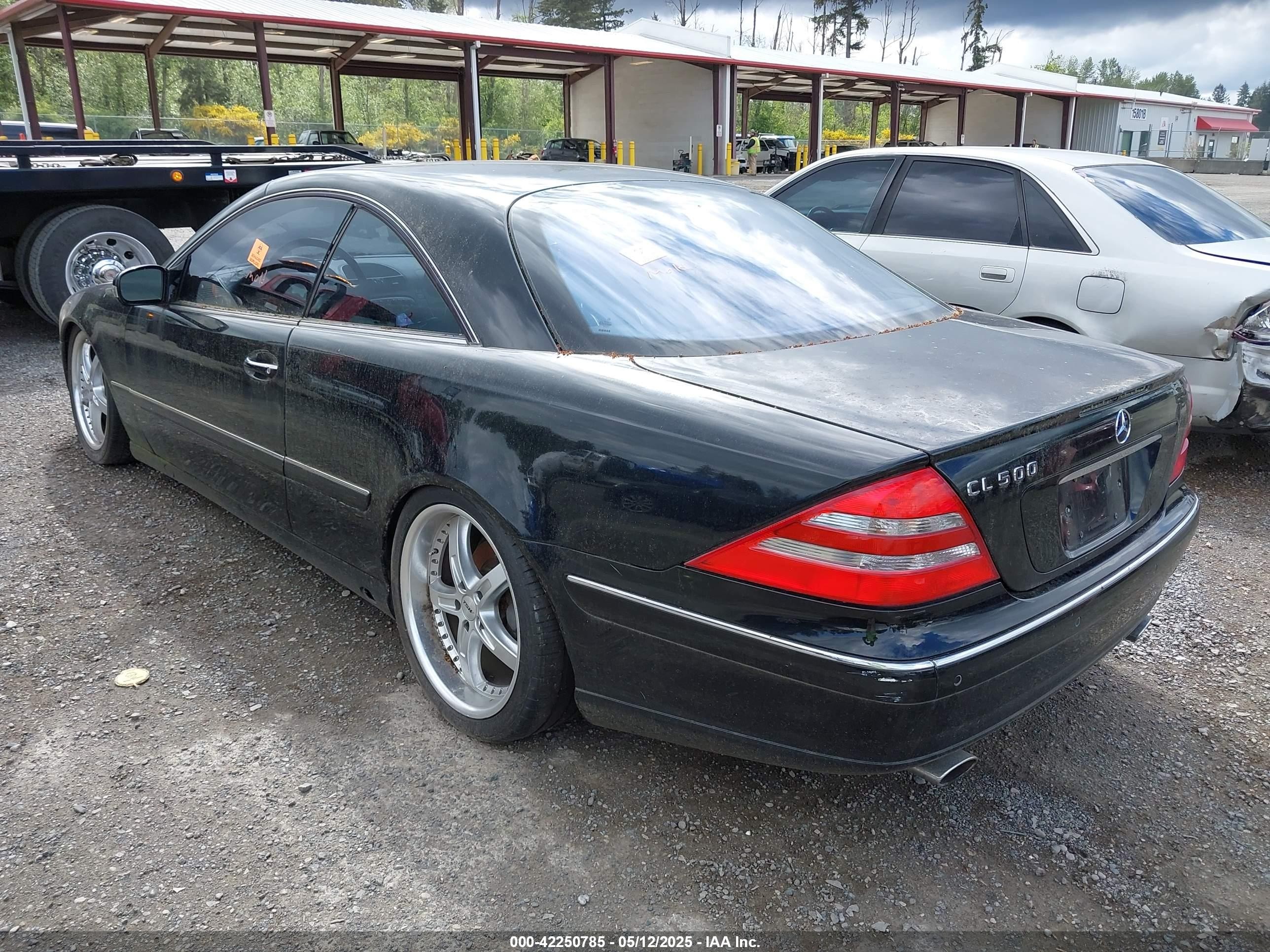 2000 Mercedes-benz Cl 500   Black vin: WDBPJ75J8YA003853