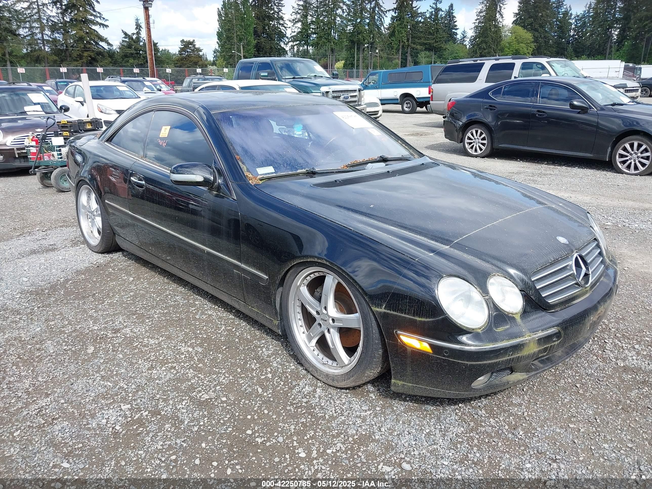 2000 Mercedes-benz Cl 500   Black vin: WDBPJ75J8YA003853