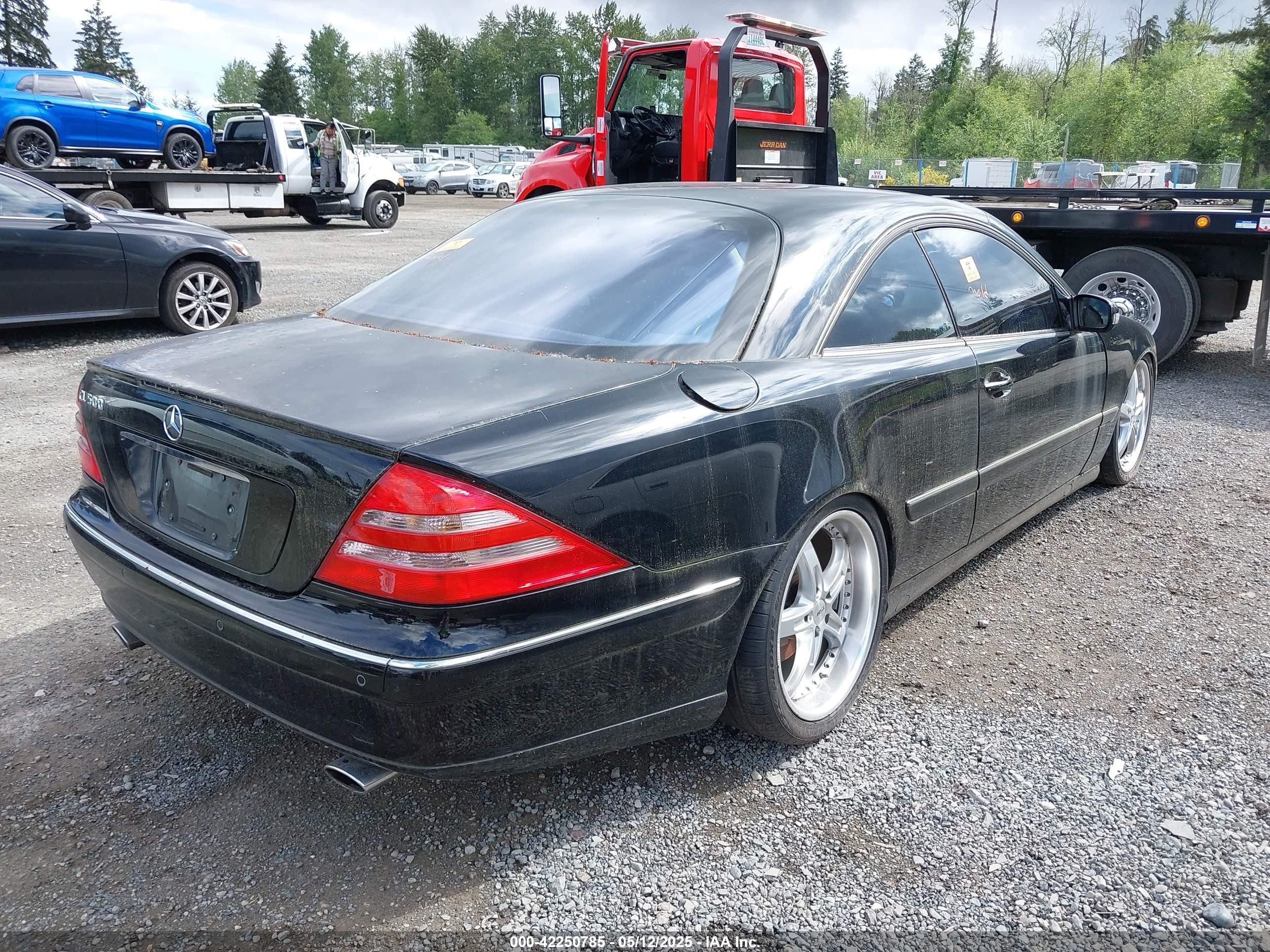 2000 Mercedes-benz Cl 500   Black vin: WDBPJ75J8YA003853
