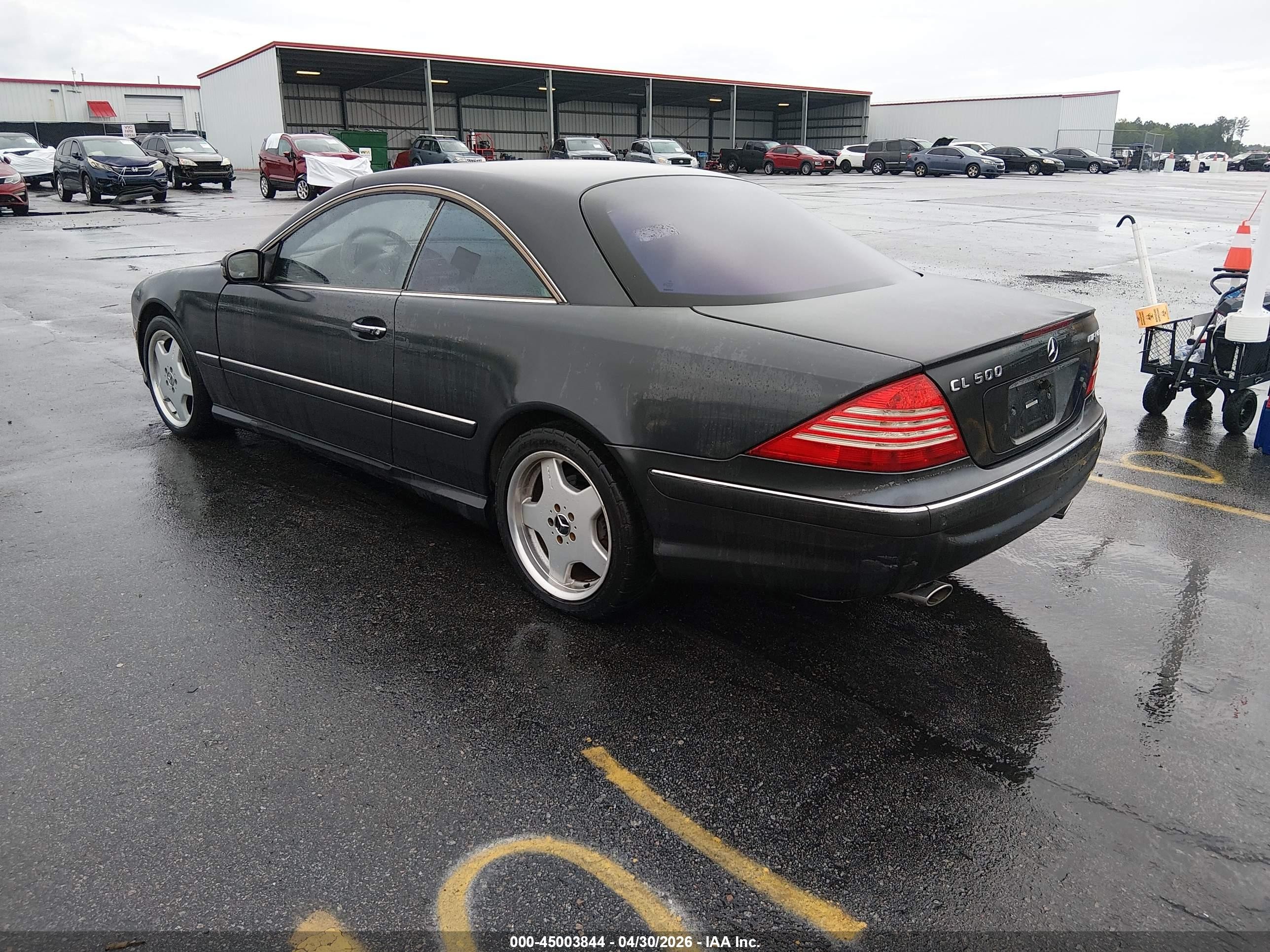 2002 Mercedes-benz Cl 500   Gray vin: WDBPJ75J92A030390