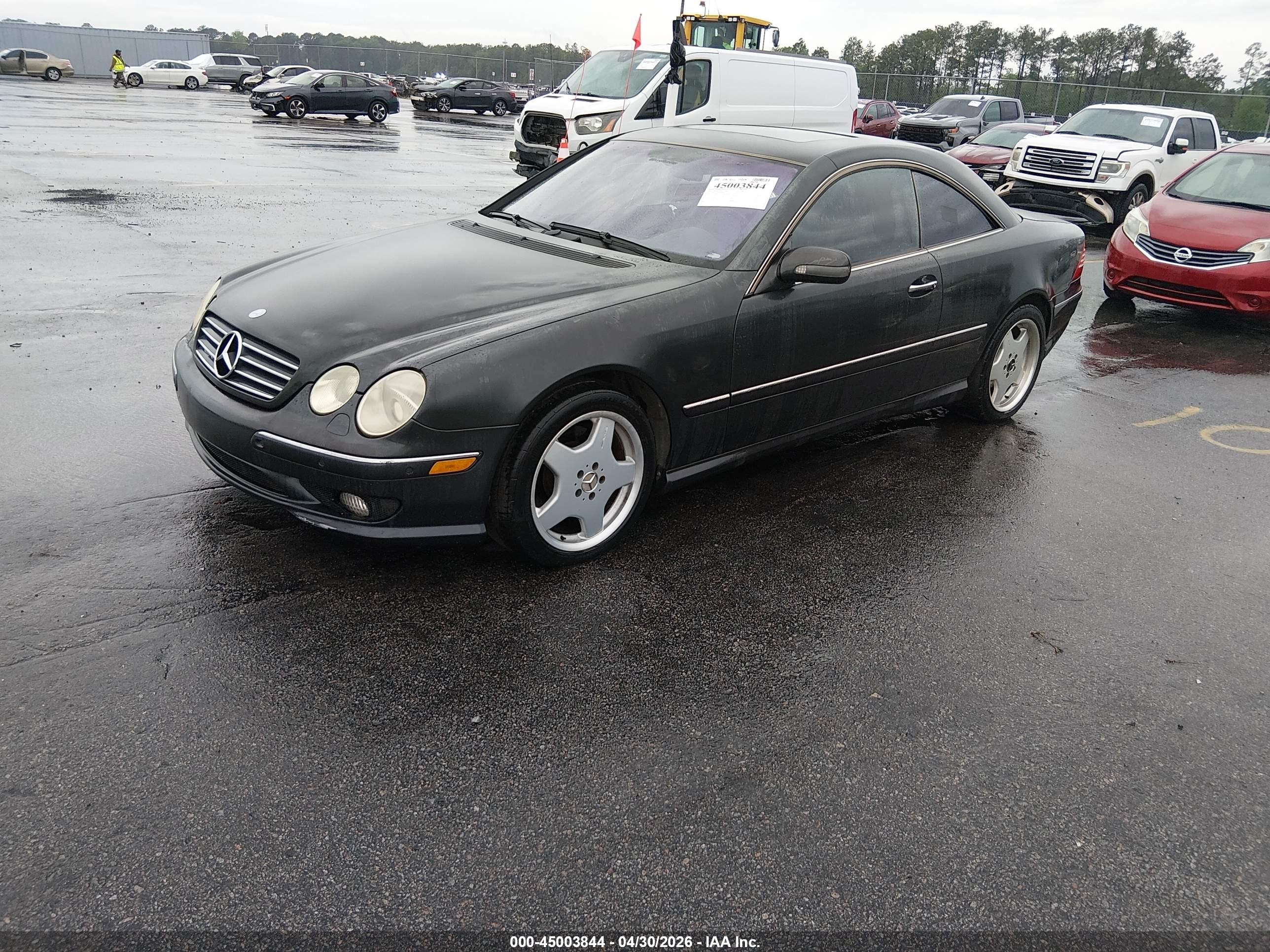 2002 Mercedes-benz Cl 500   Gray vin: WDBPJ75J92A030390
