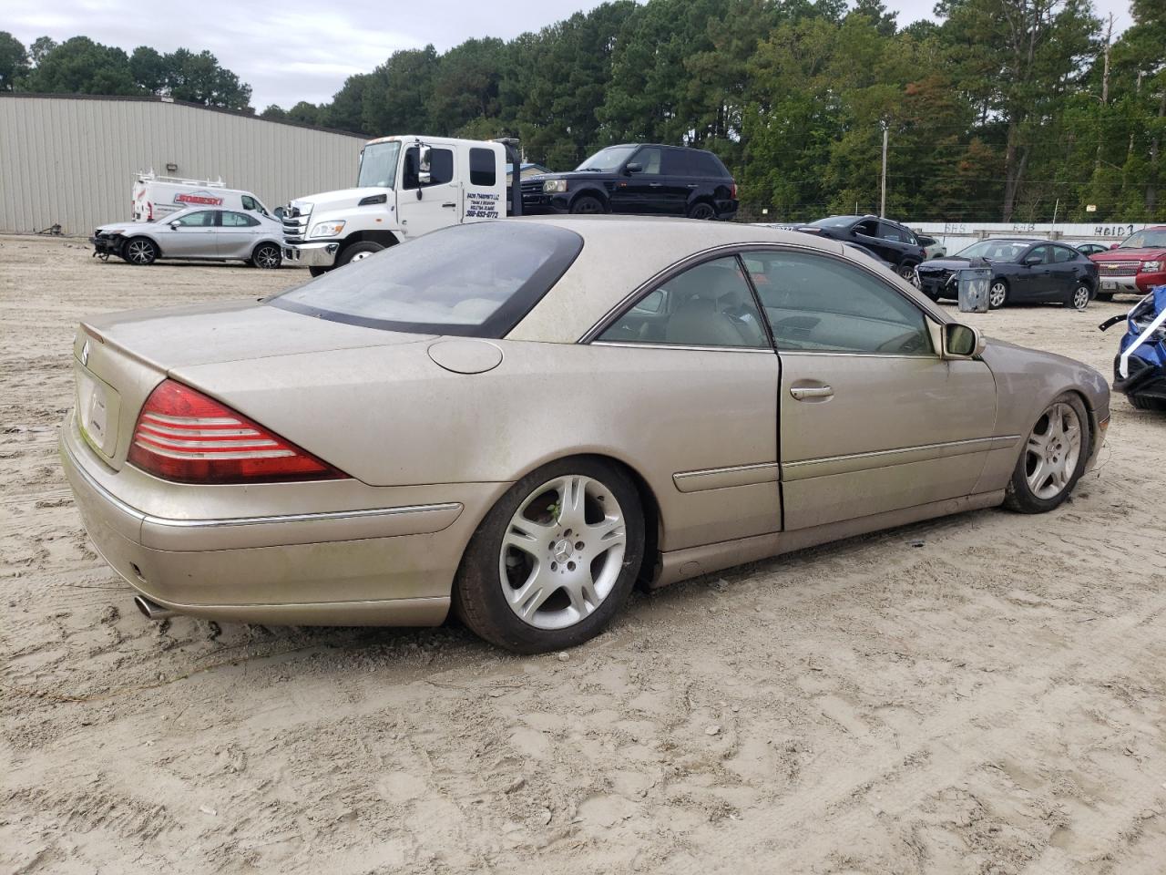 2003 Mercedes-benz Cl 500 Gold vin: WDBPJ75J93A033761