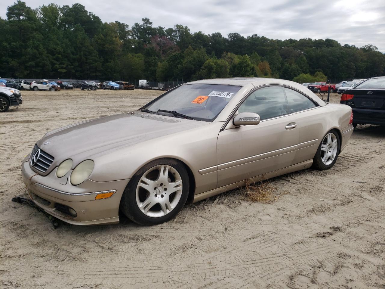 2003 Mercedes-benz Cl 500 Gold vin: WDBPJ75J93A033761