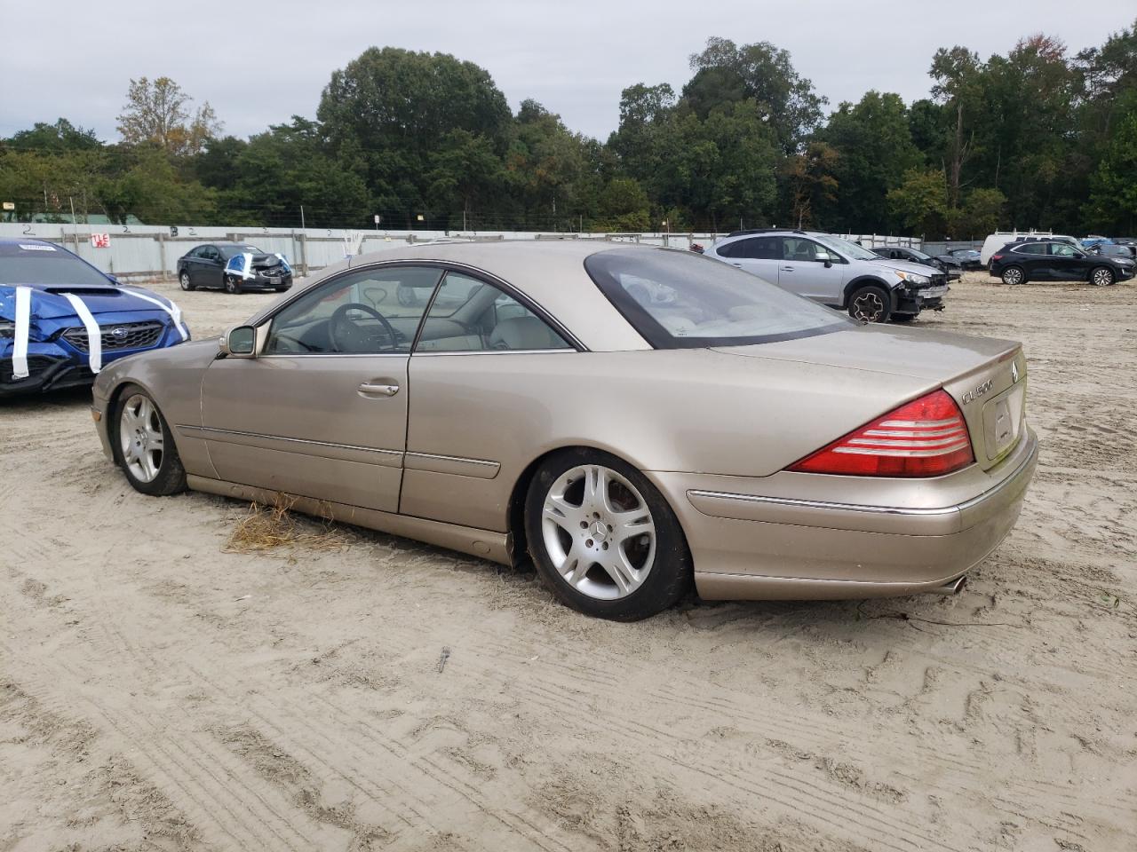 2003 Mercedes-benz Cl 500 Gold vin: WDBPJ75J93A033761