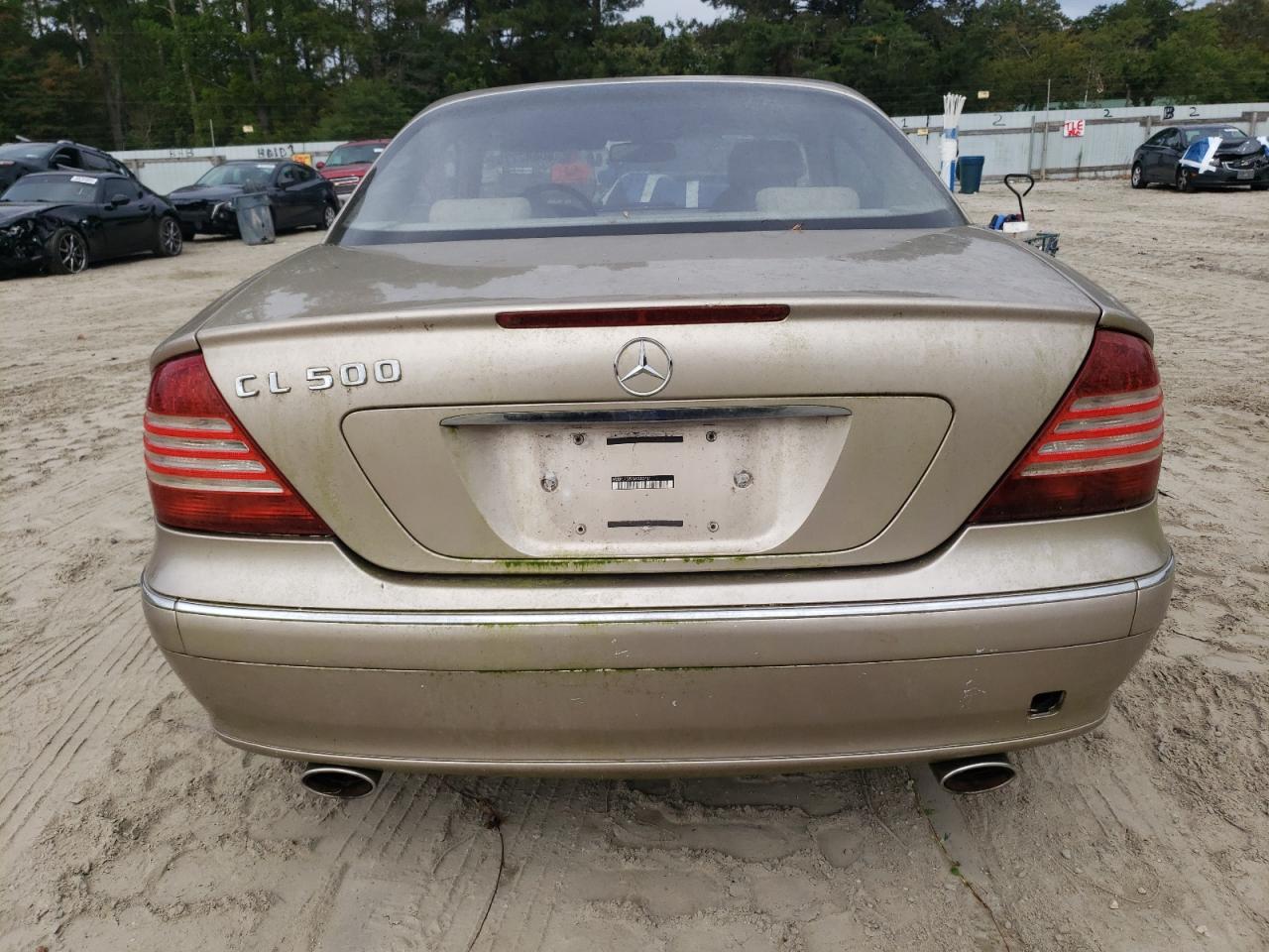2003 Mercedes-benz Cl 500 Gold vin: WDBPJ75J93A033761