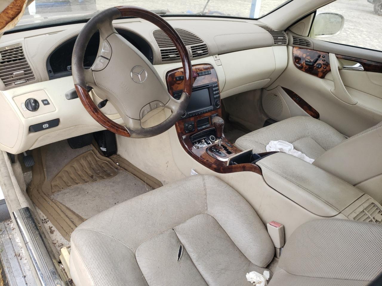 2003 Mercedes-benz Cl 500 Gold vin: WDBPJ75J93A033761
