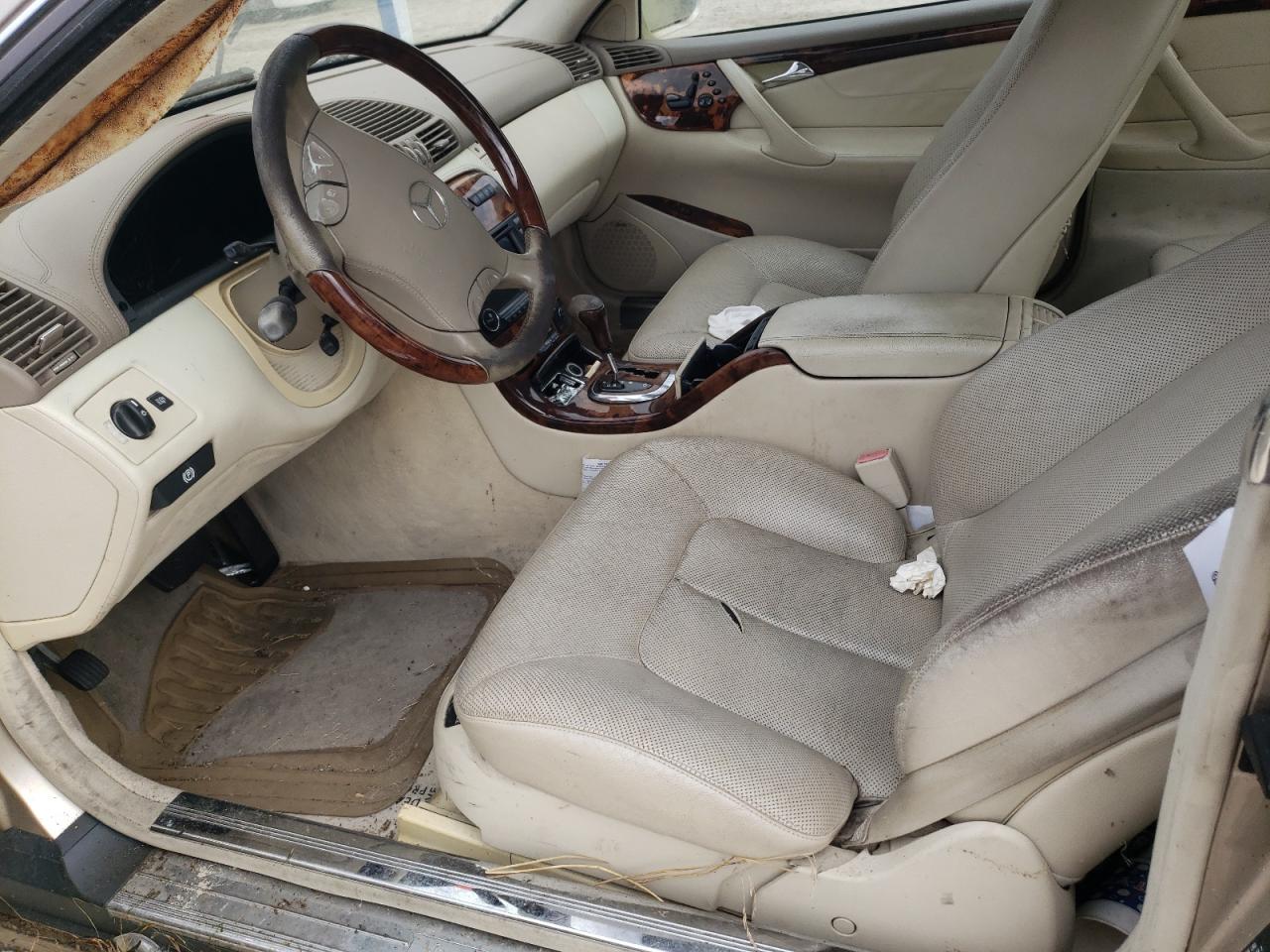 2003 Mercedes-benz Cl 500 Gold vin: WDBPJ75J93A033761