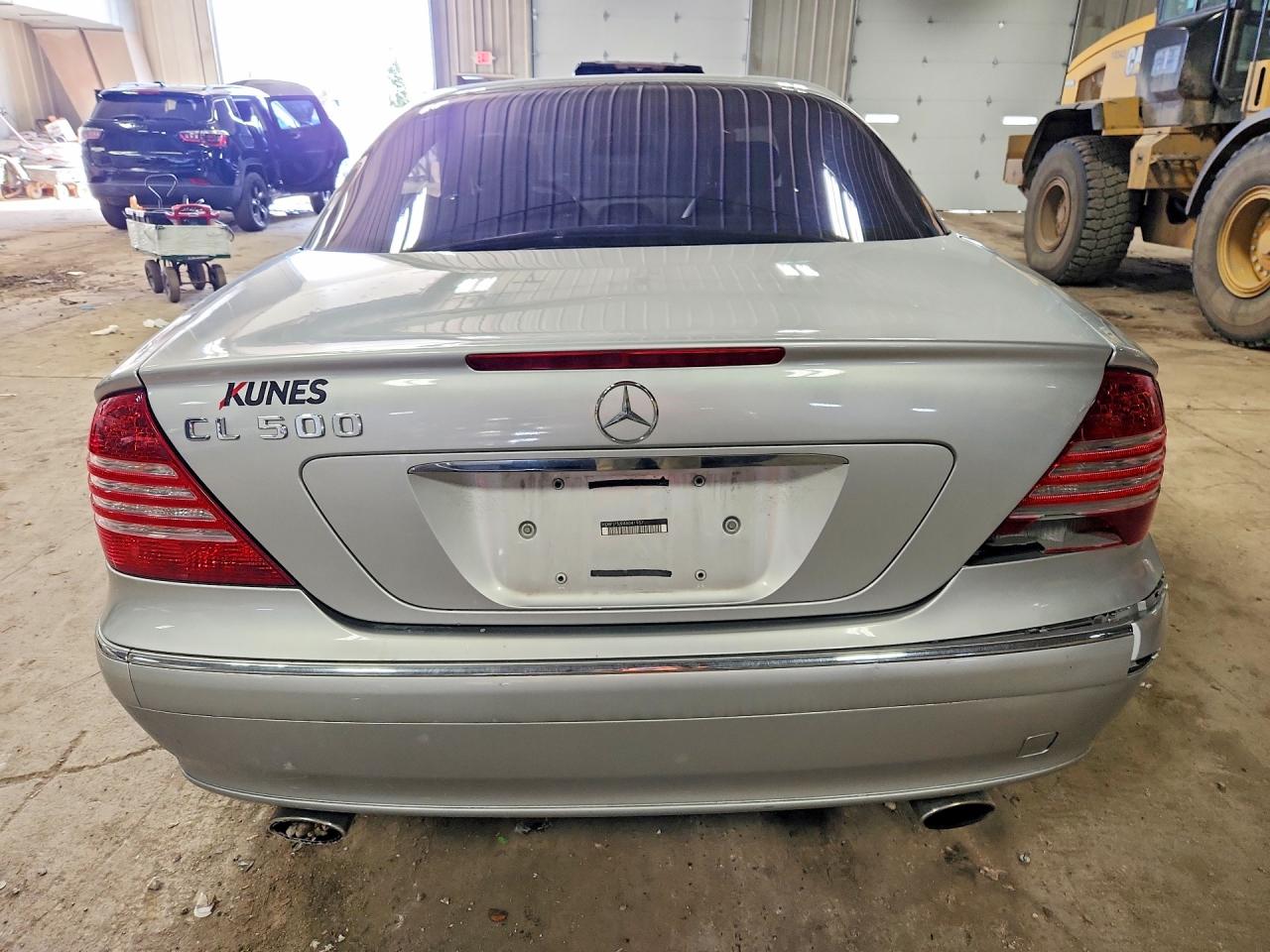 2004 Mercedes-benz Cl 500 Silver vin: WDBPJ75J94A041957