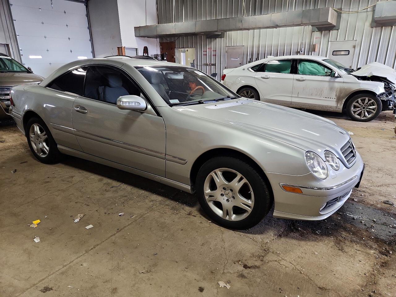 2004 Mercedes-benz Cl 500 Silver vin: WDBPJ75J94A041957