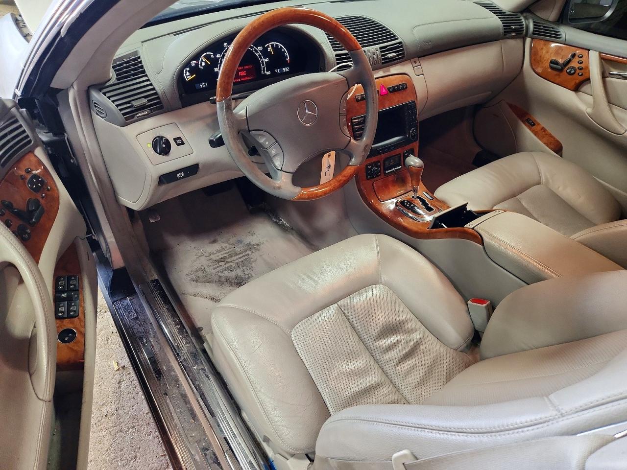 2004 Mercedes-benz Cl 500 Silver vin: WDBPJ75J94A041957