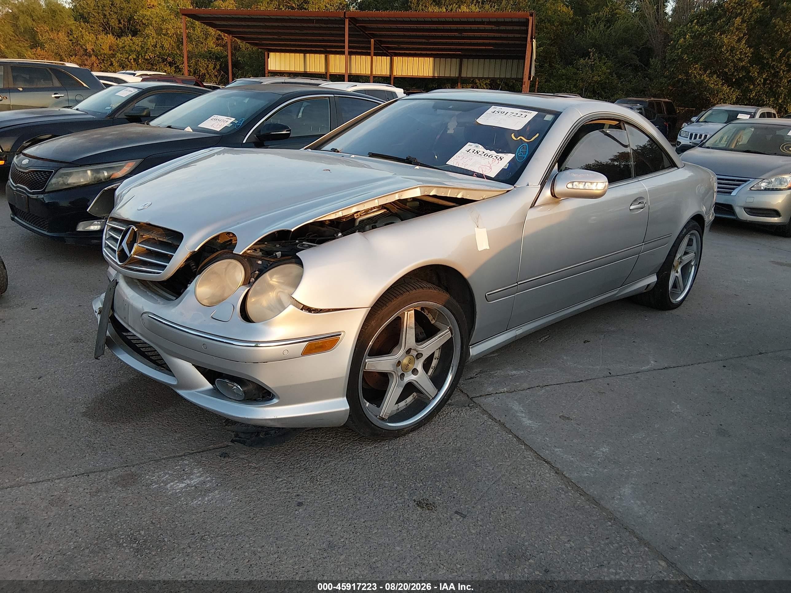2005 Mercedes-benz Cl 500   Gray vin: WDBPJ75J95A043872