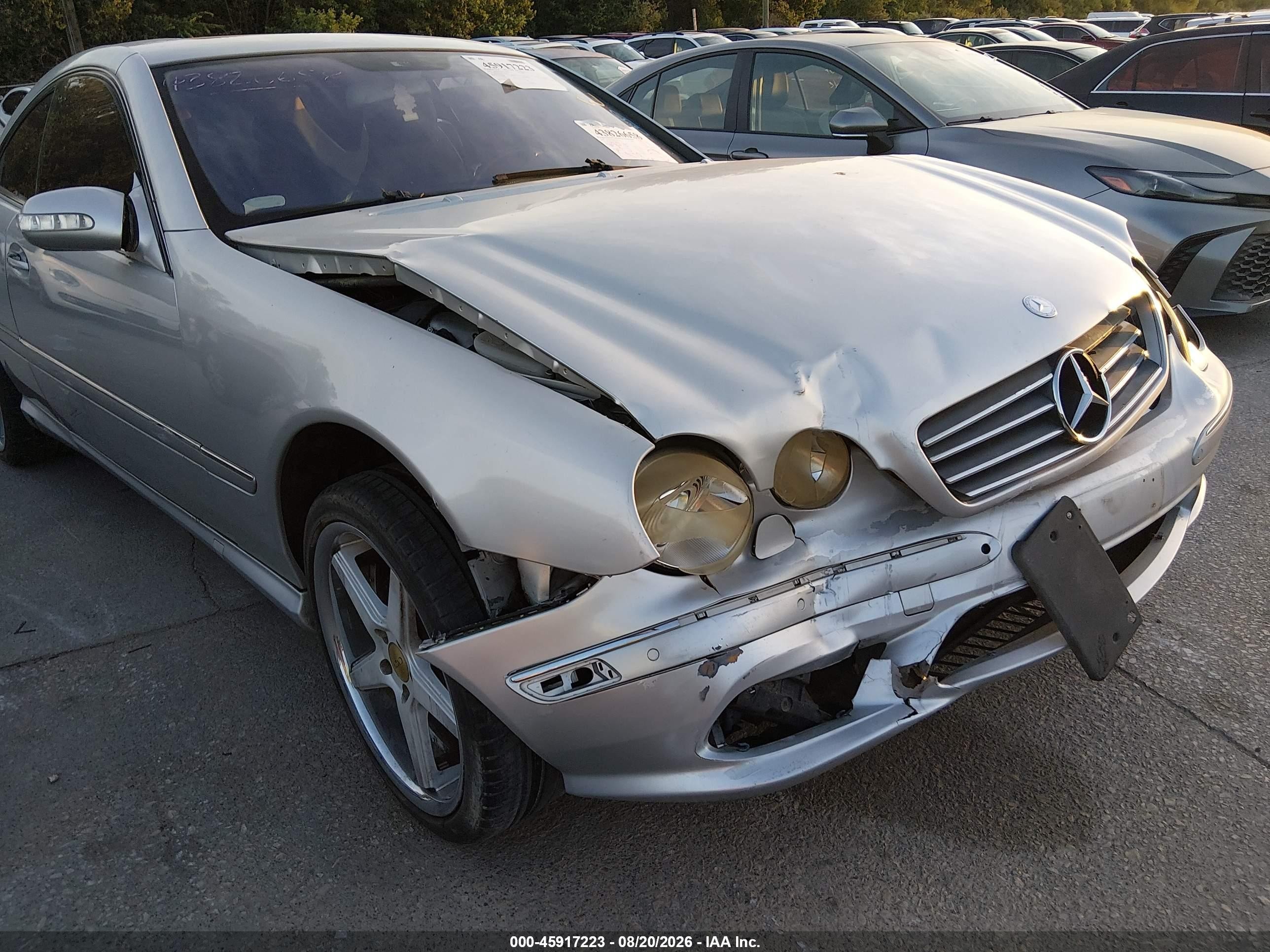 2005 Mercedes-benz Cl 500   Gray vin: WDBPJ75J95A043872