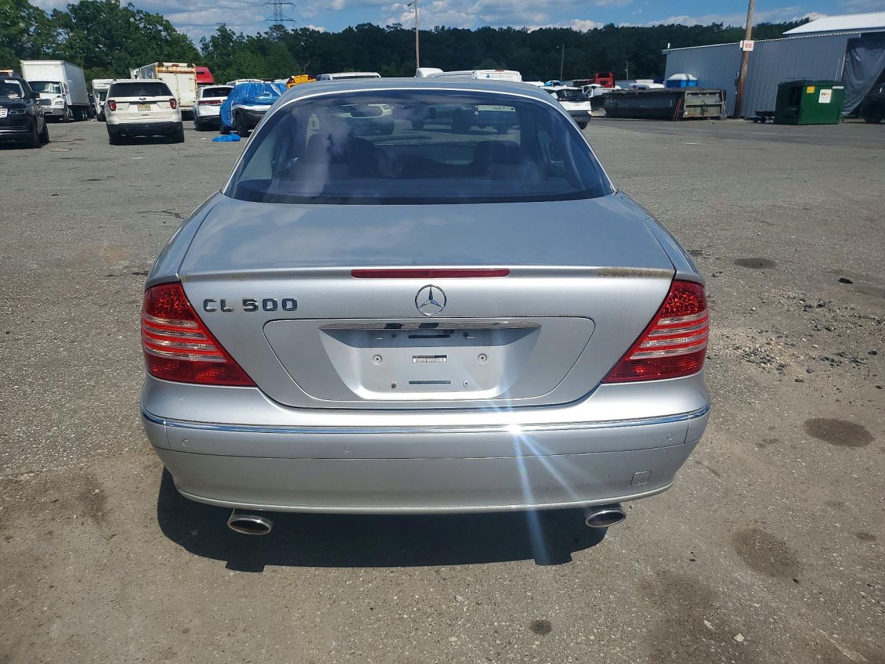2005 Mercedes-benz Cl 500 Silver vin: WDBPJ75J95A044276