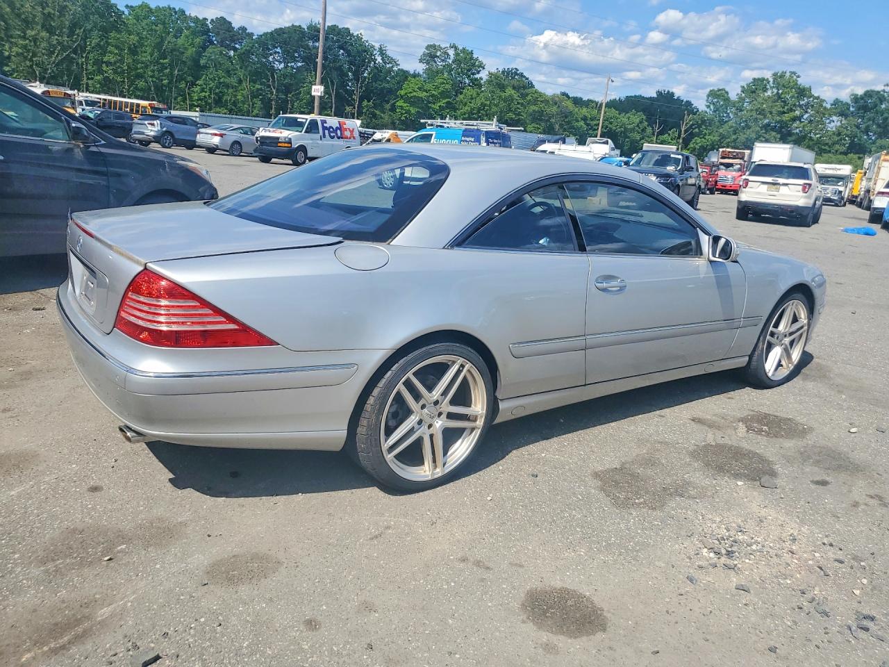 2005 Mercedes-benz Cl 500 Silver vin: WDBPJ75J95A044276